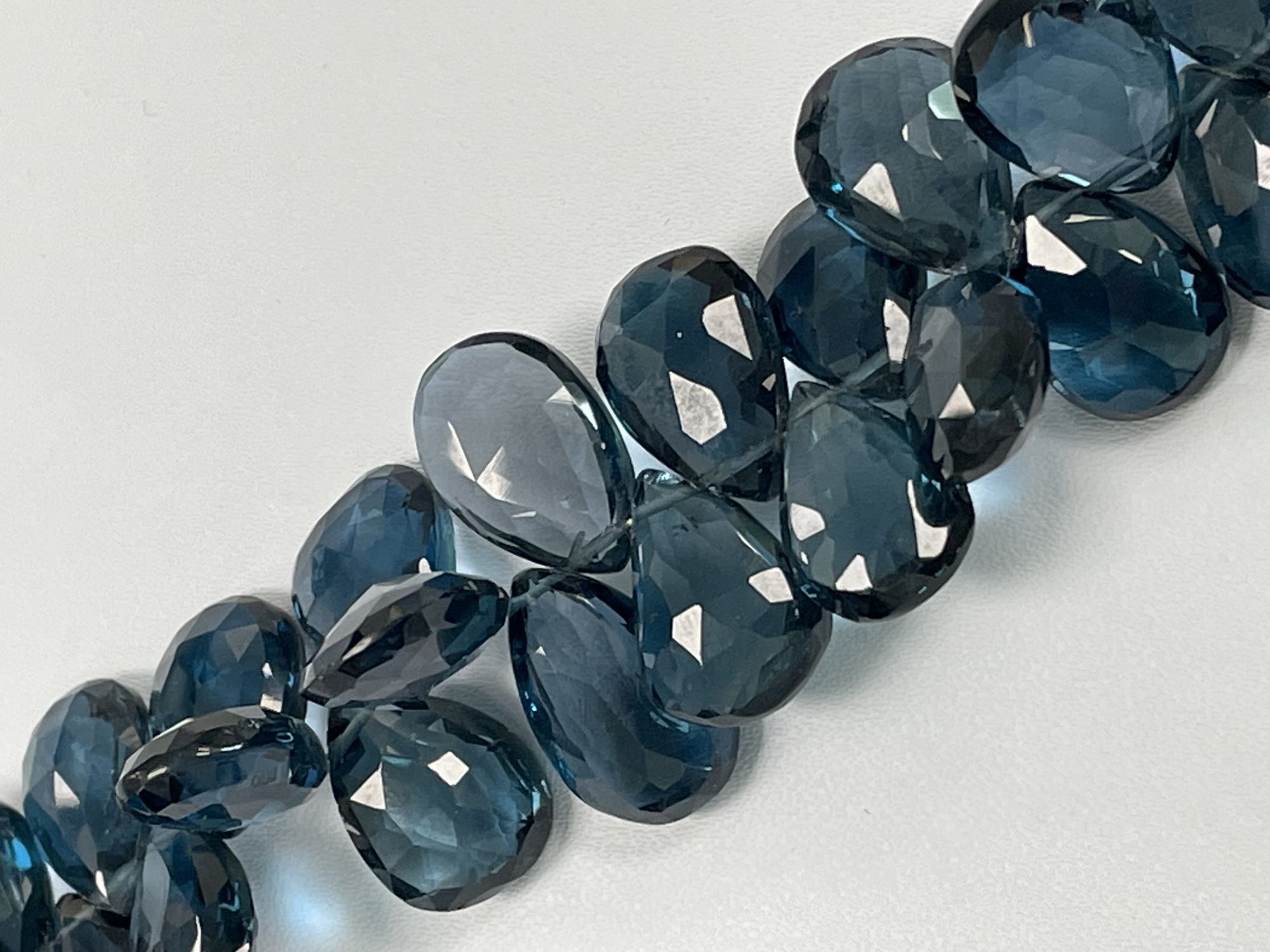 London Blue Topaz Pear Faceted