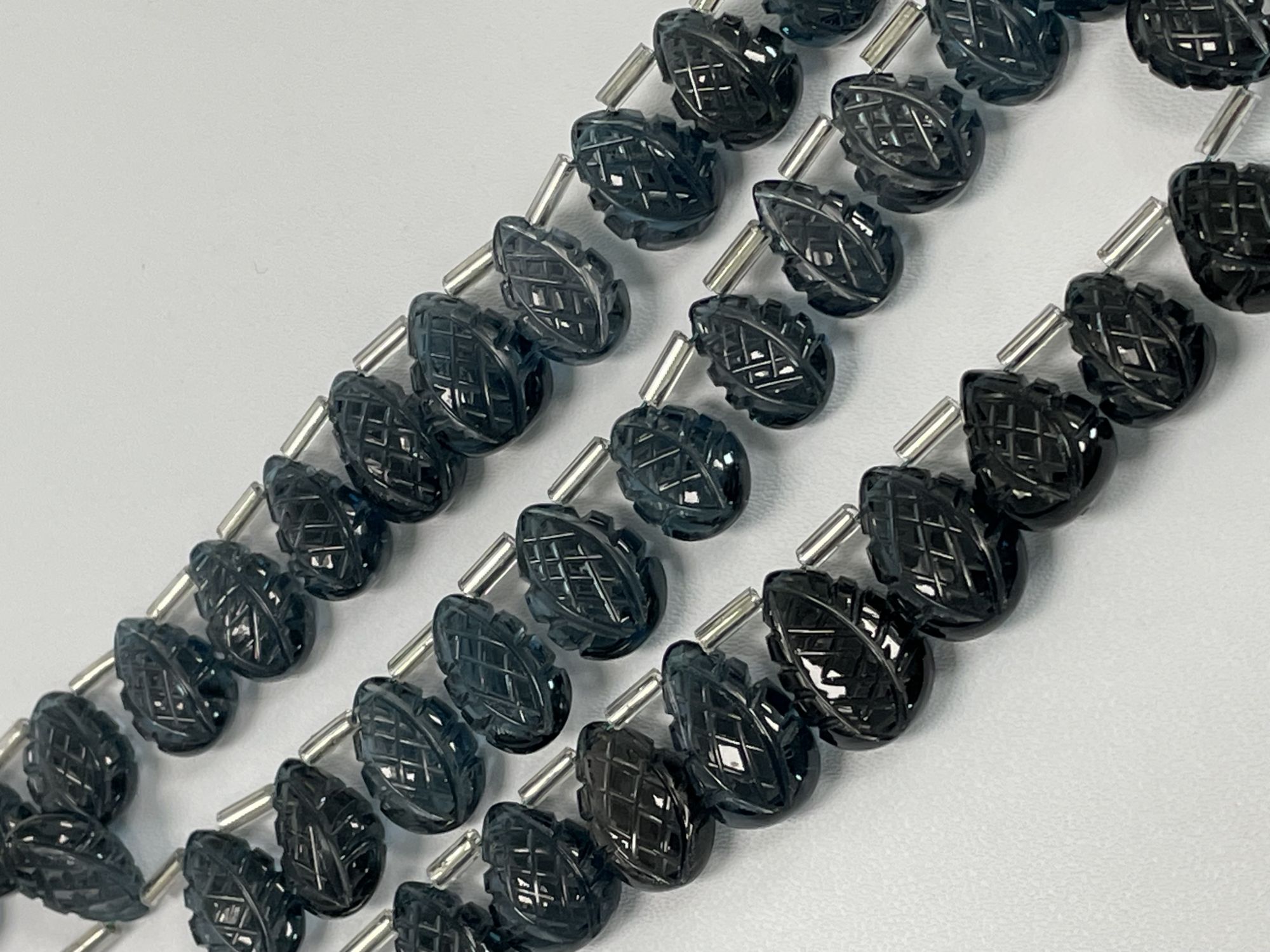 London Blue Topaz Leaf Faceted