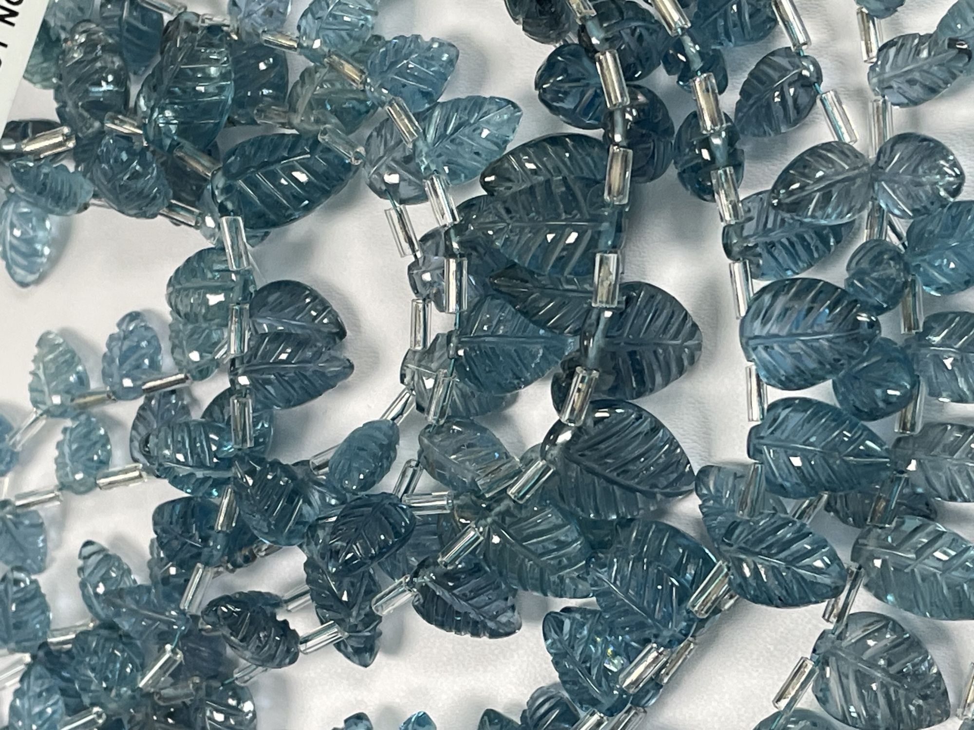 London Blue Topaz Leaf Faceted