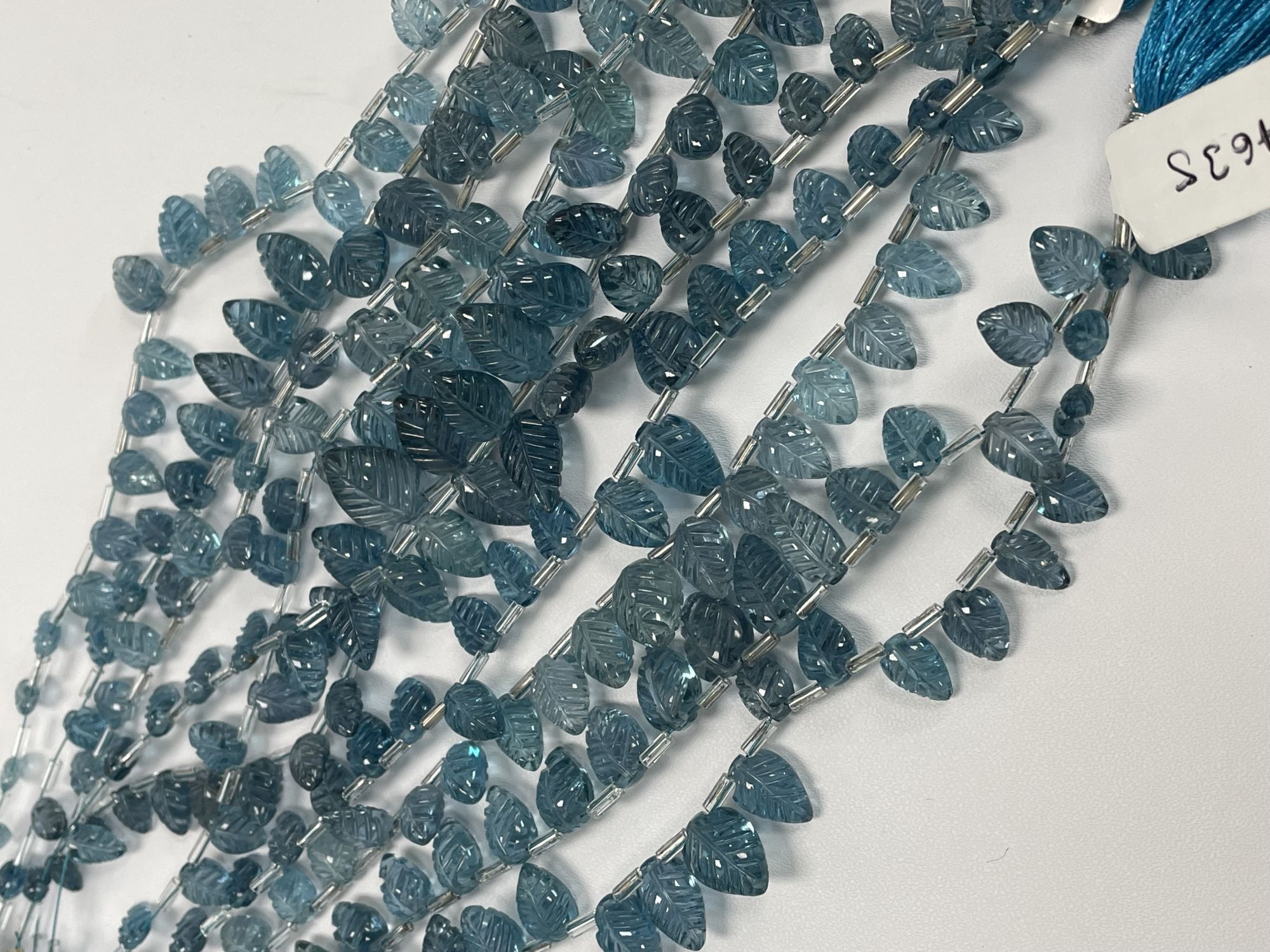 London Blue Topaz Leaf Faceted