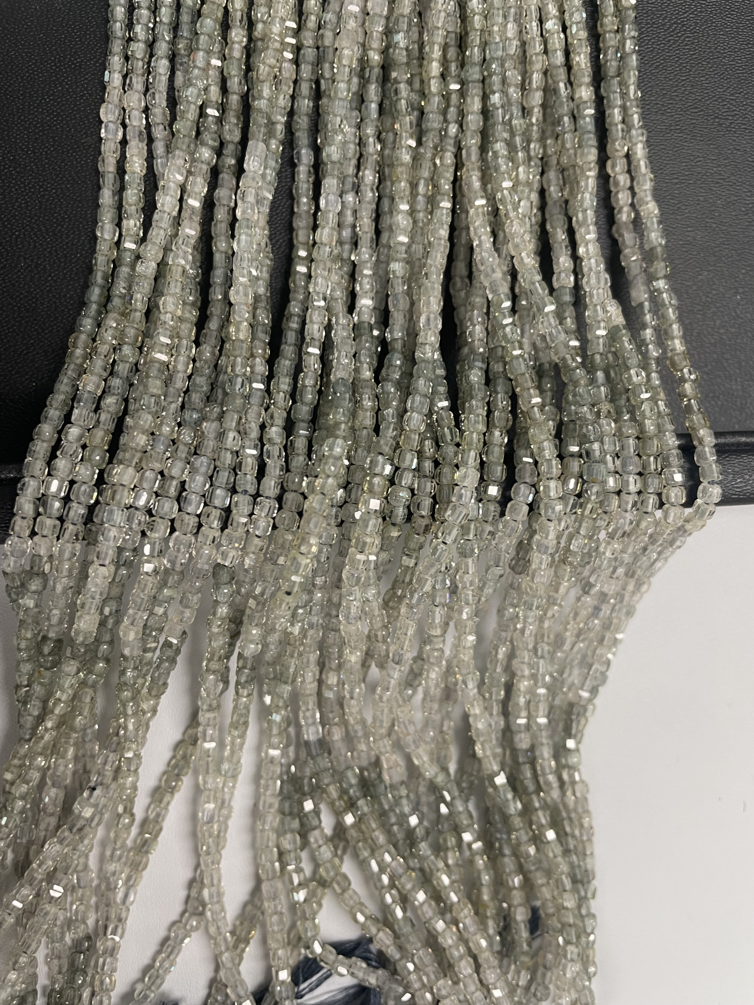 Shaded Zircon Cubes Faceted