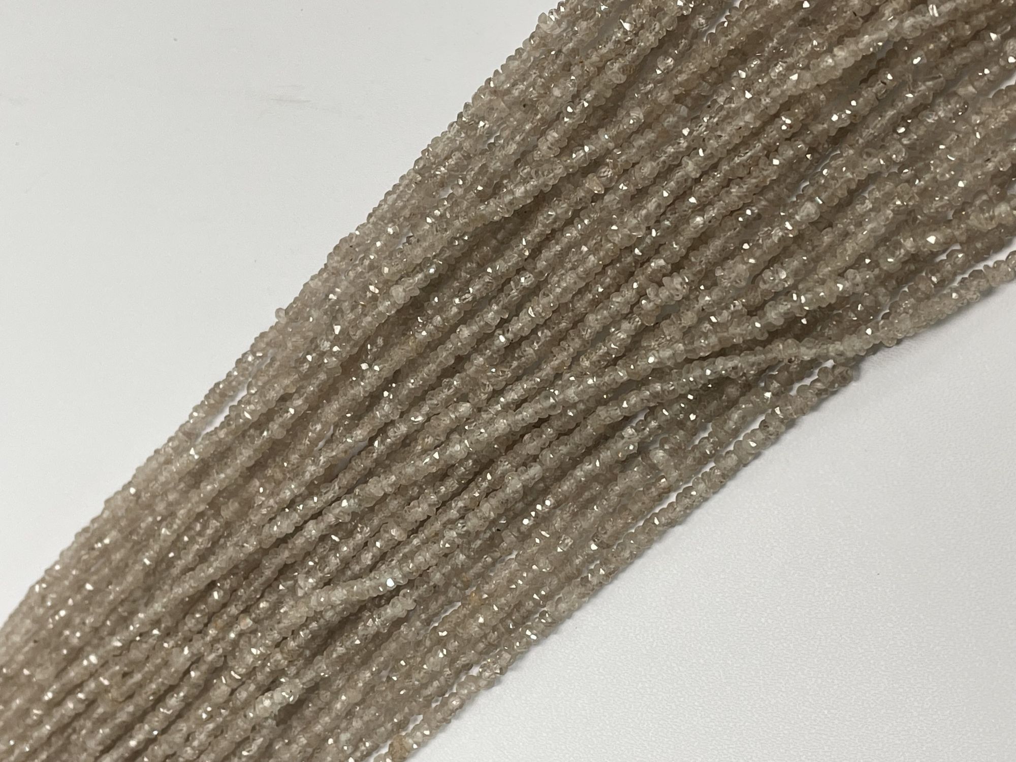 Brown Zircon Rondelle Faceted