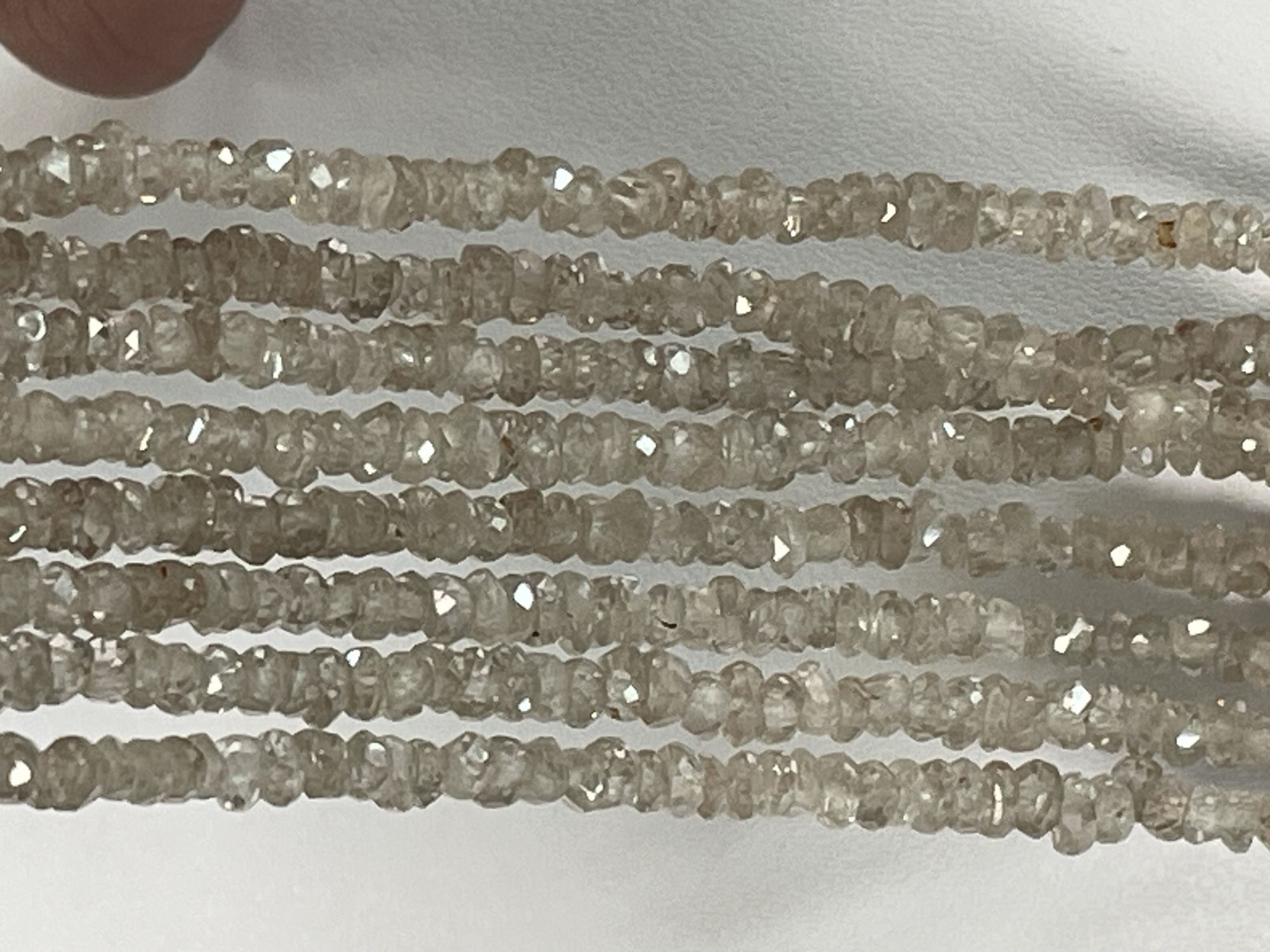 Brown Zircon Rondelle Faceted