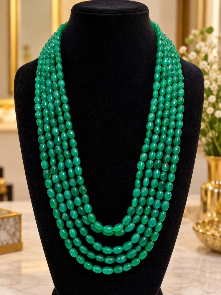 Image of Green onyx necklace
