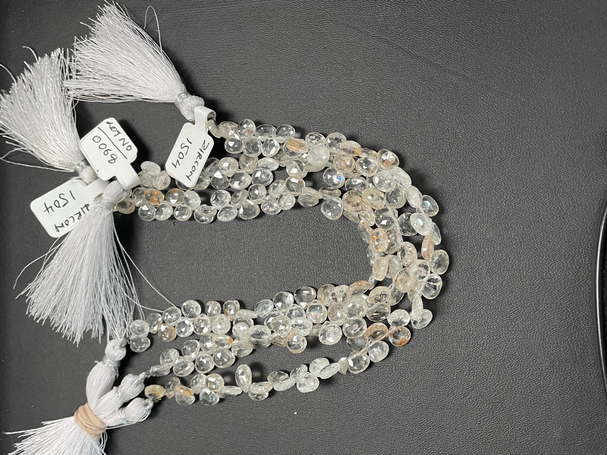 Zircon Heart Faceted