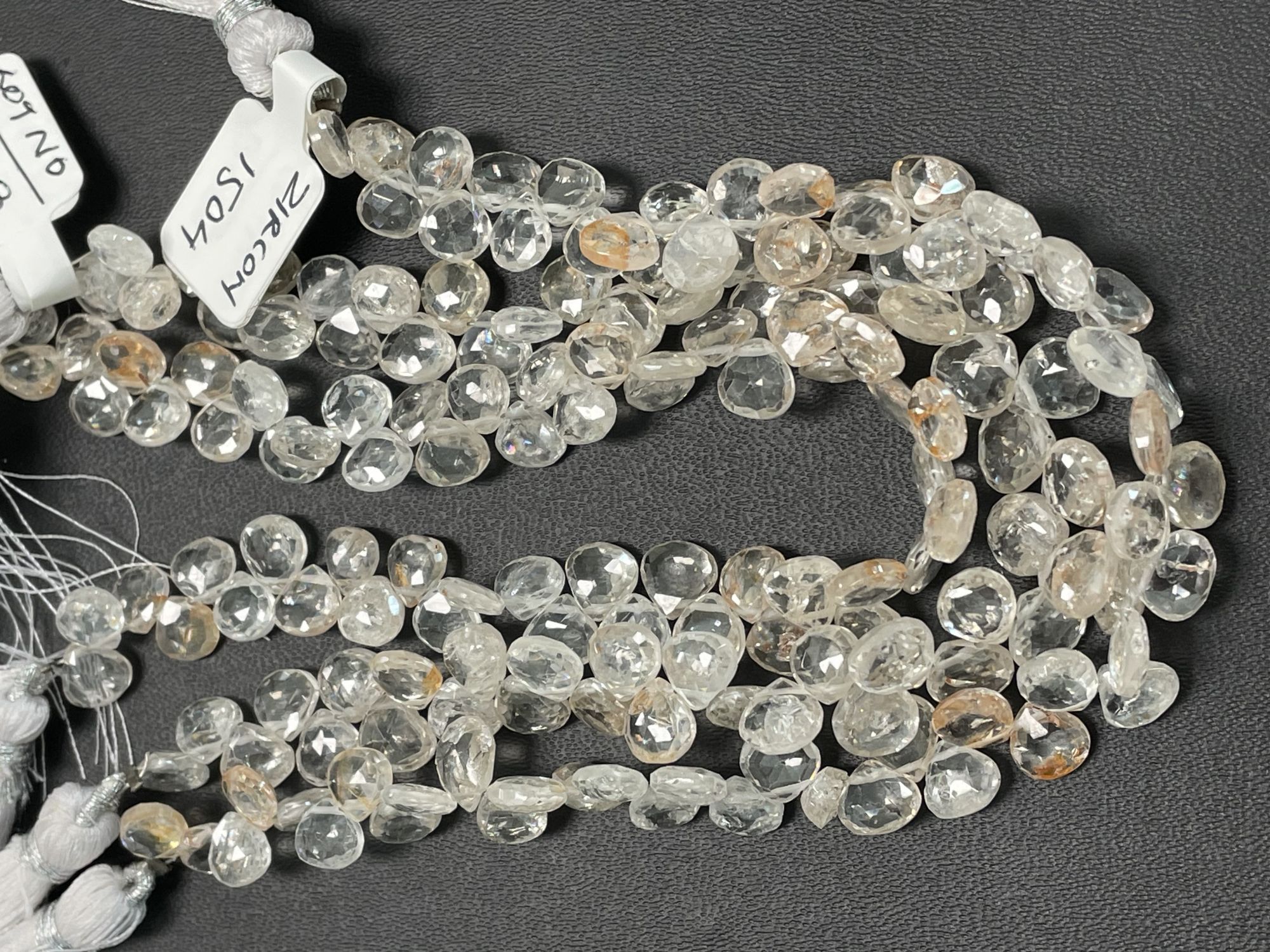 Zircon Heart Faceted