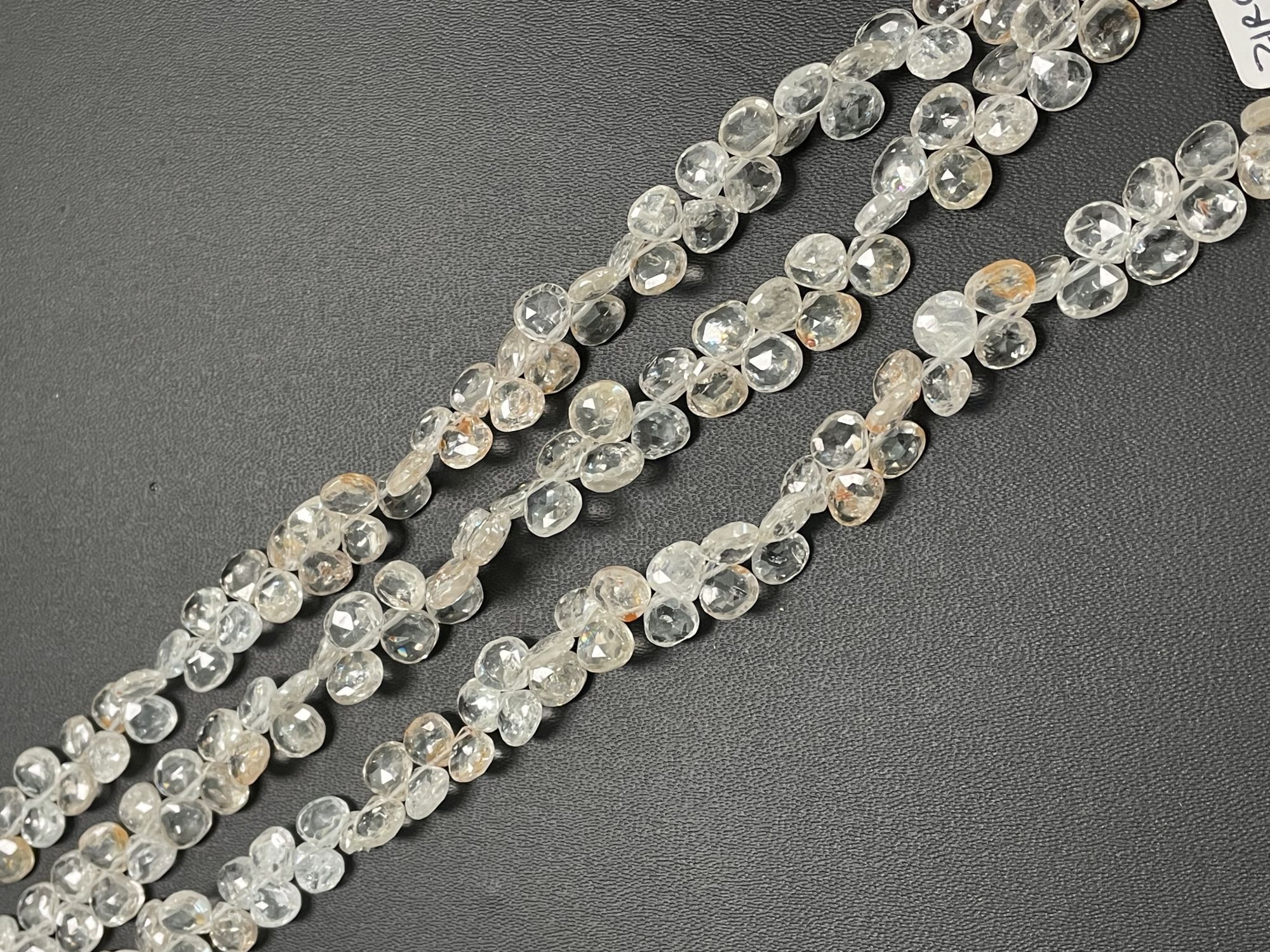 Zircon Heart Faceted