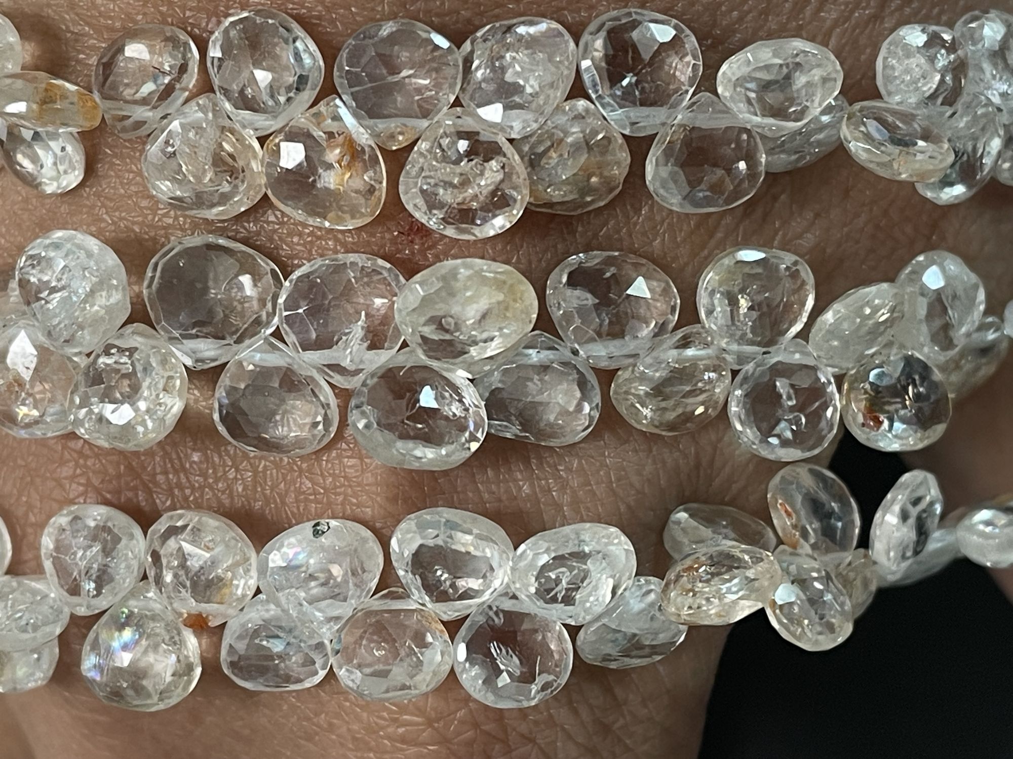 Zircon Heart Faceted