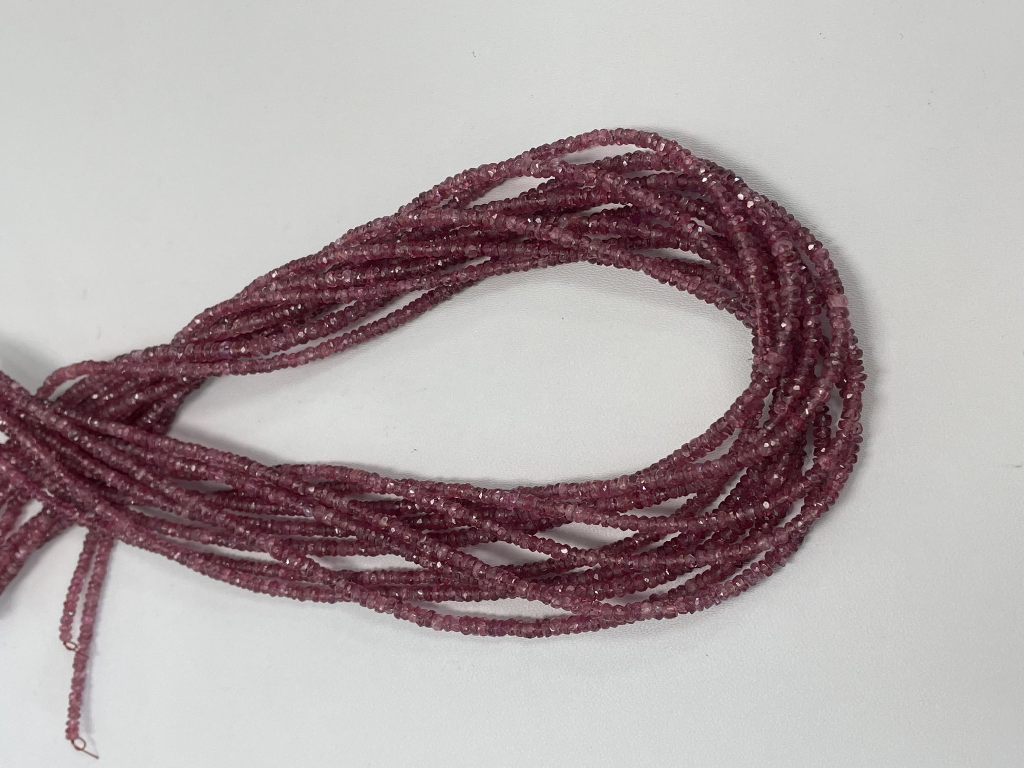 Pink Spinel Rondelle Faceted