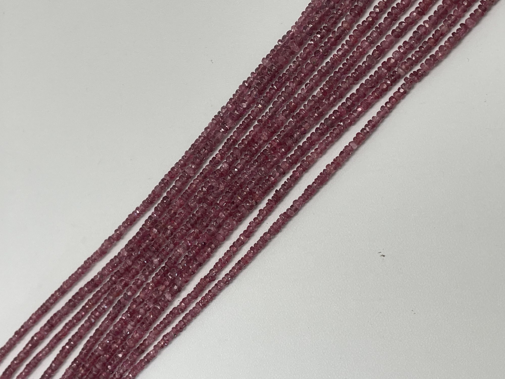 Pink Spinel Rondelle Faceted