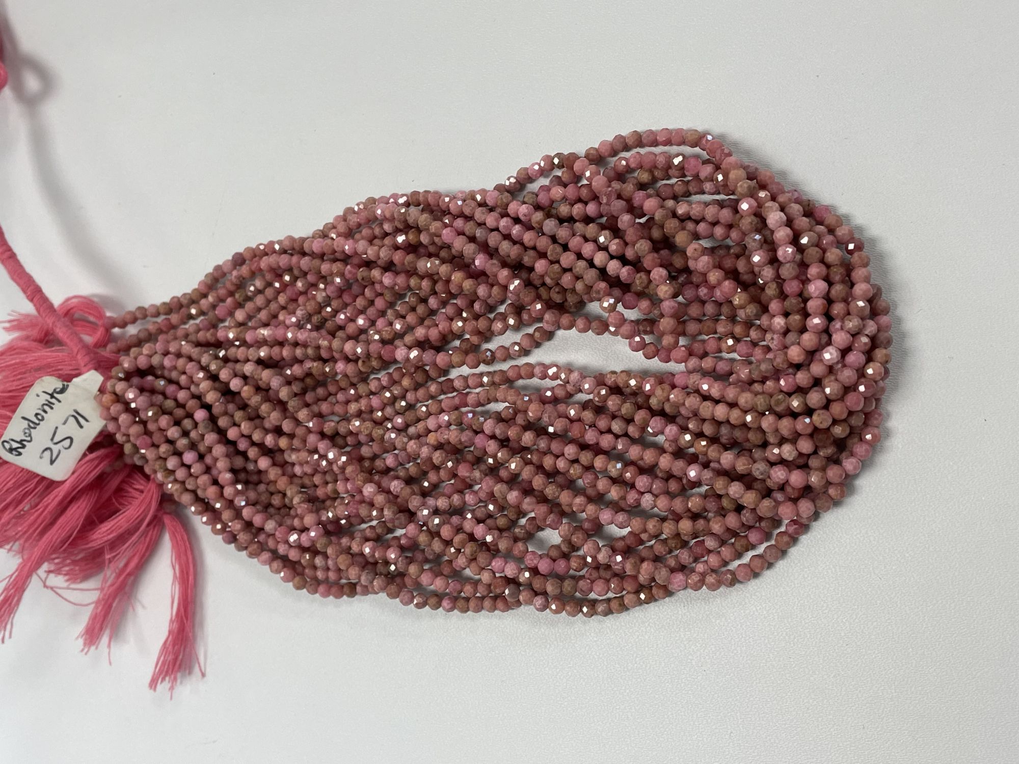 Rhodolite Rondelle Faceted
