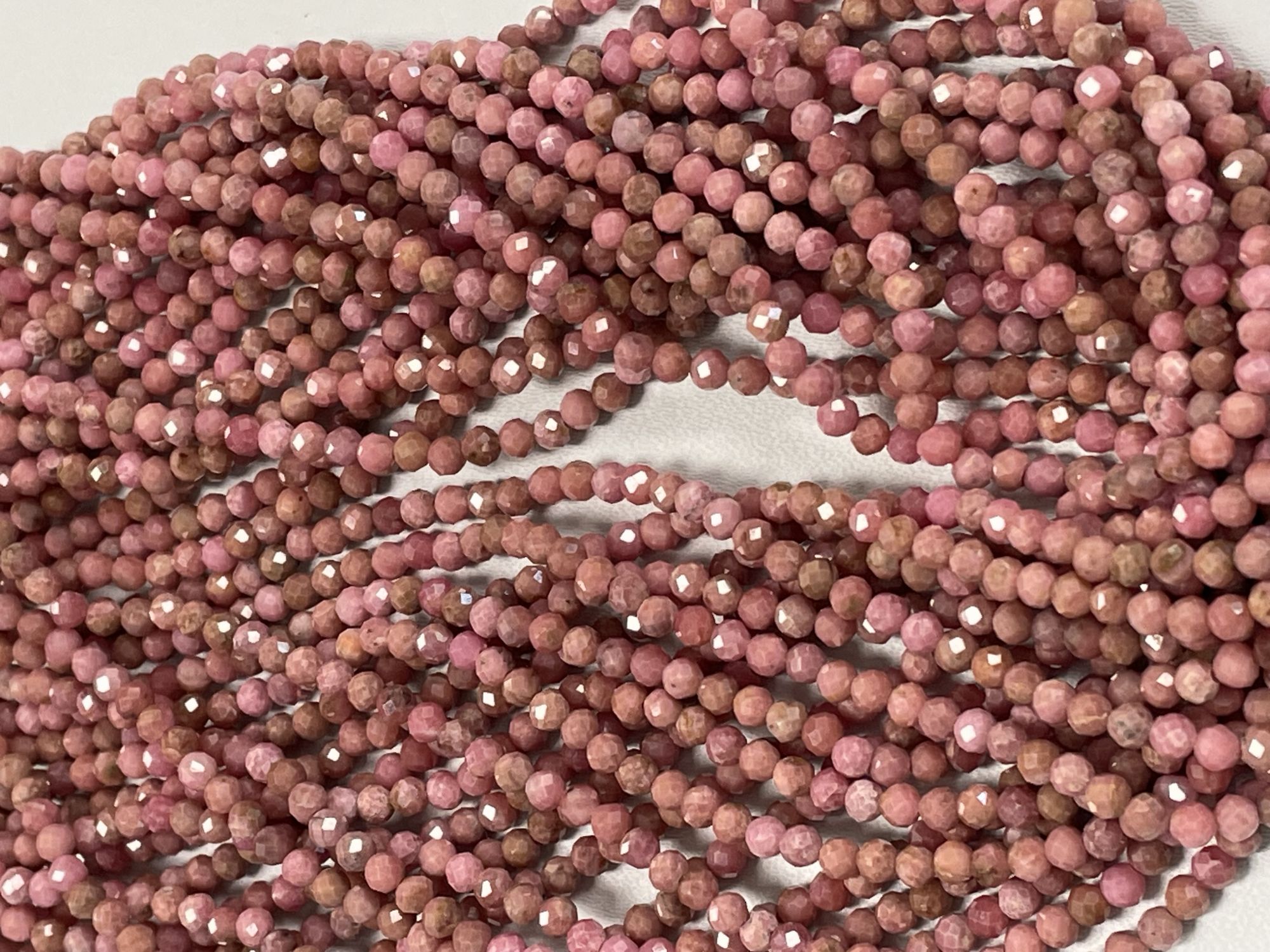 Rhodolite Rondelle Faceted