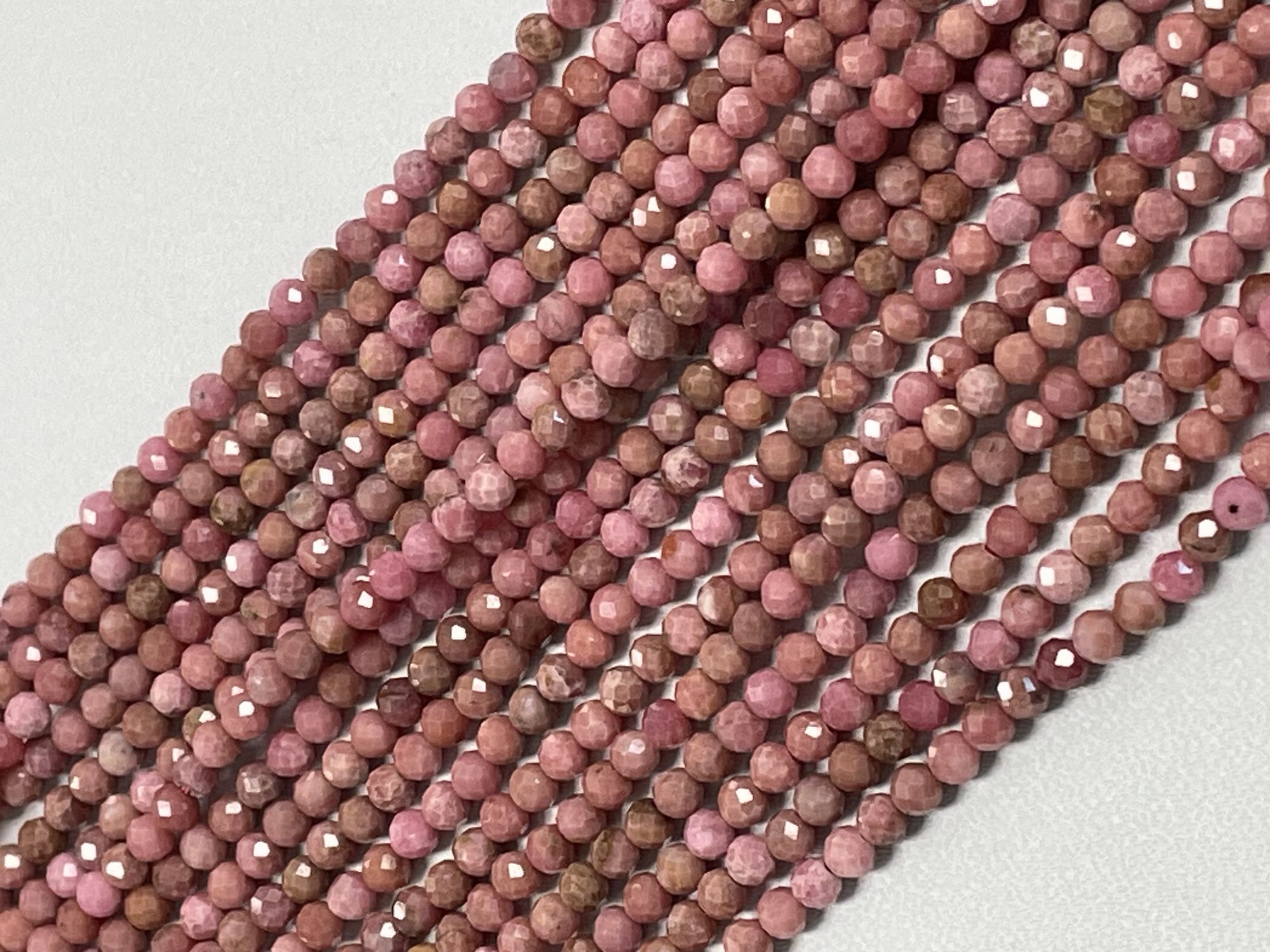 Rhodolite Rondelle Faceted