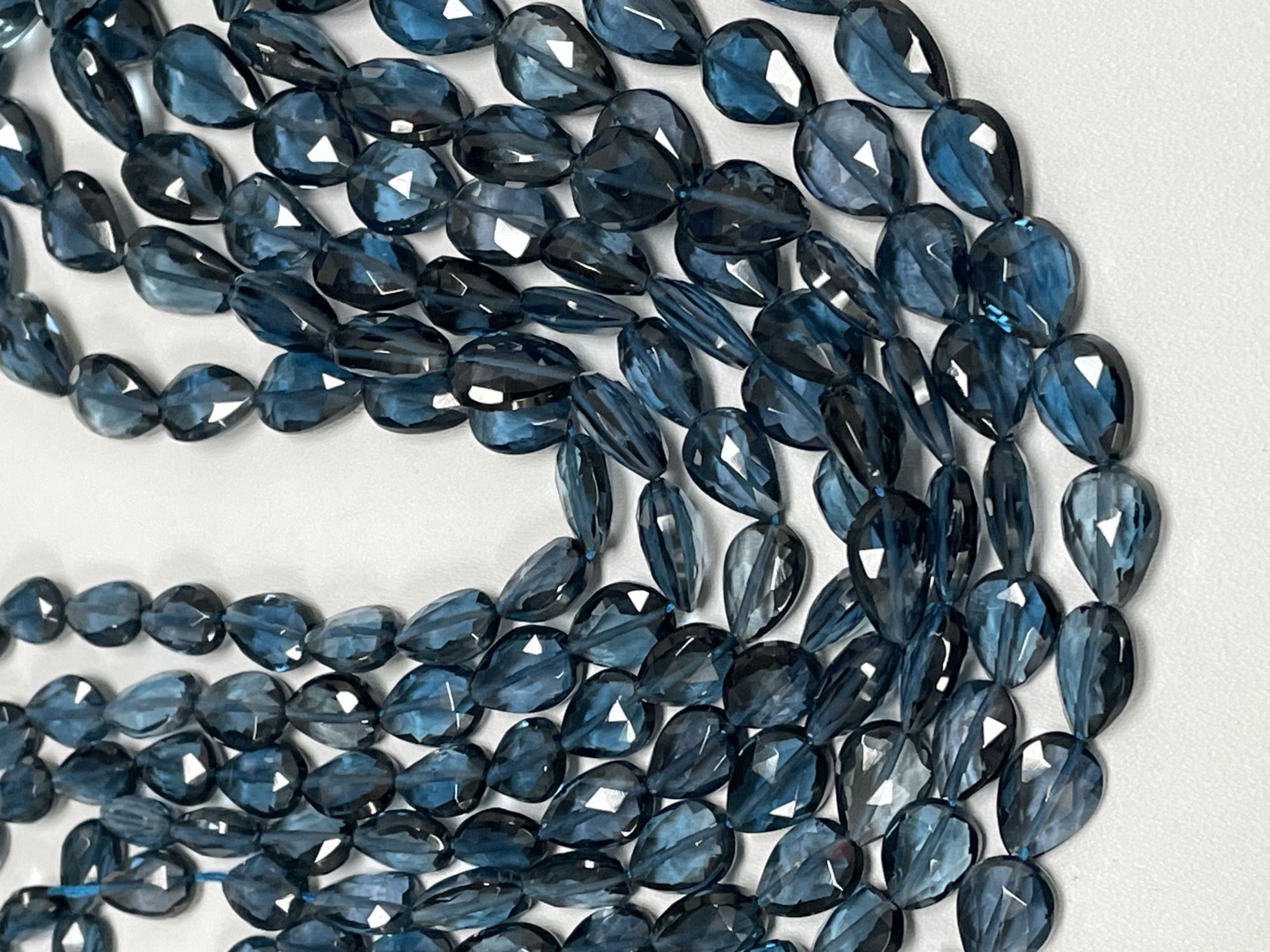 London Blue Topaz Pear Faceted