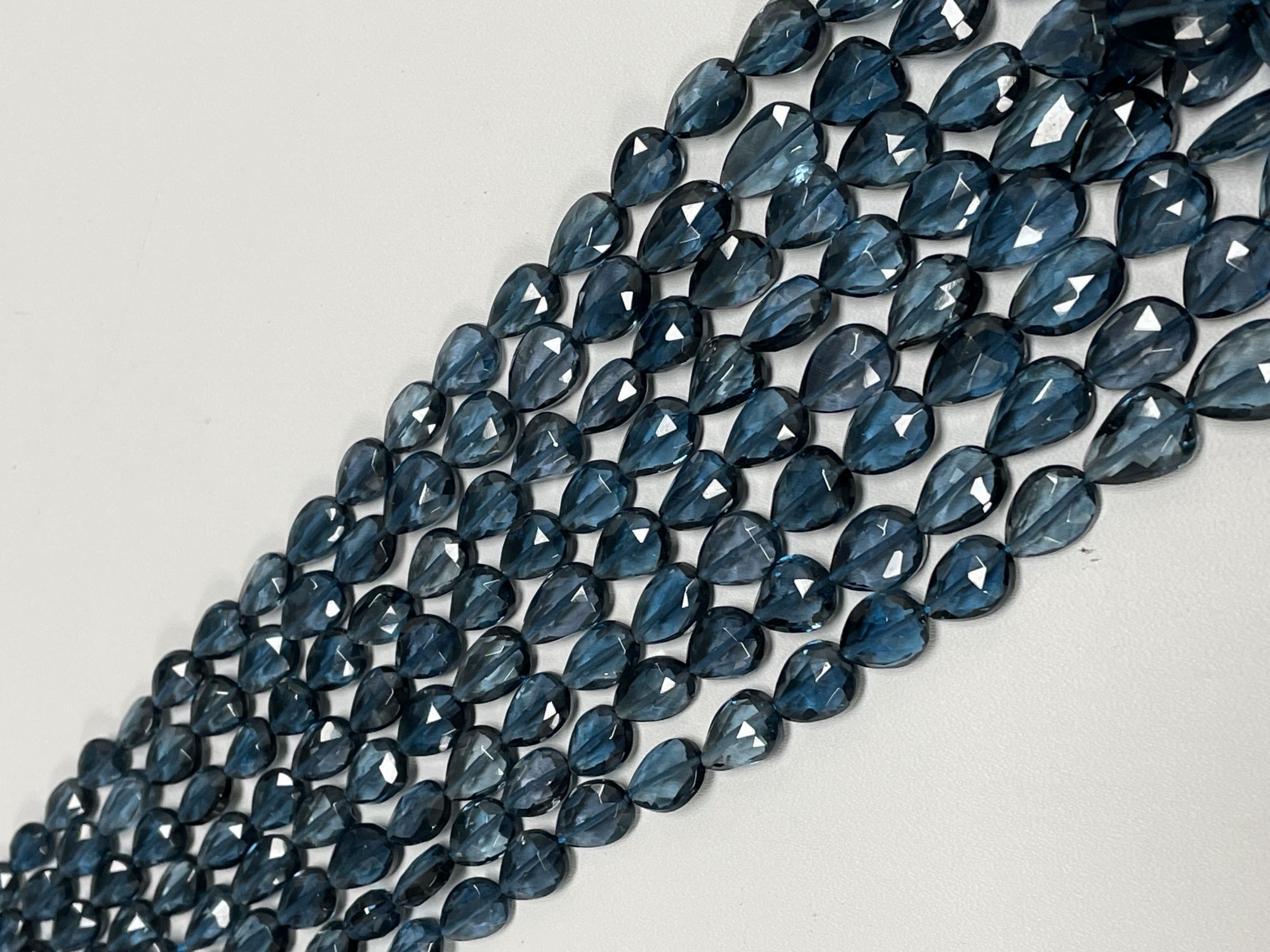 London Blue Topaz Pear Faceted