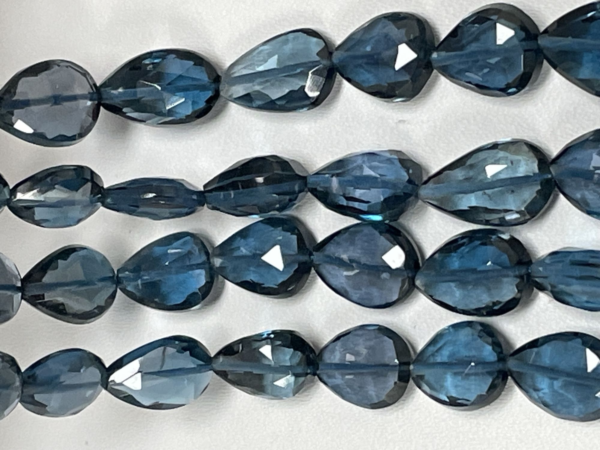 London Blue Topaz Pear Faceted