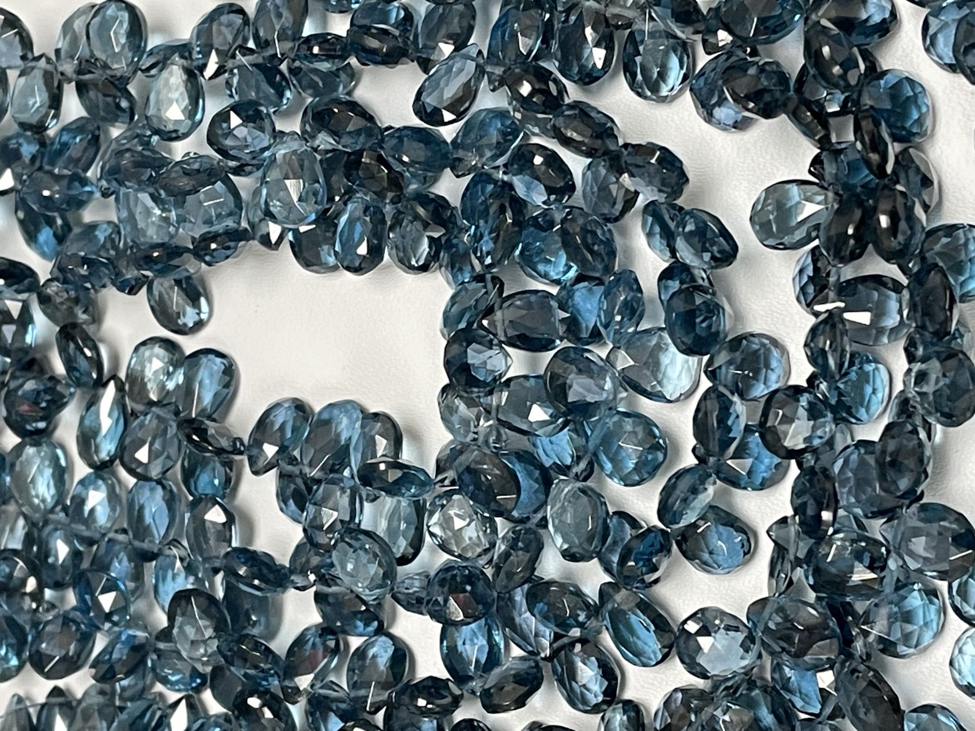 London Blue Topaz Pear Faceted