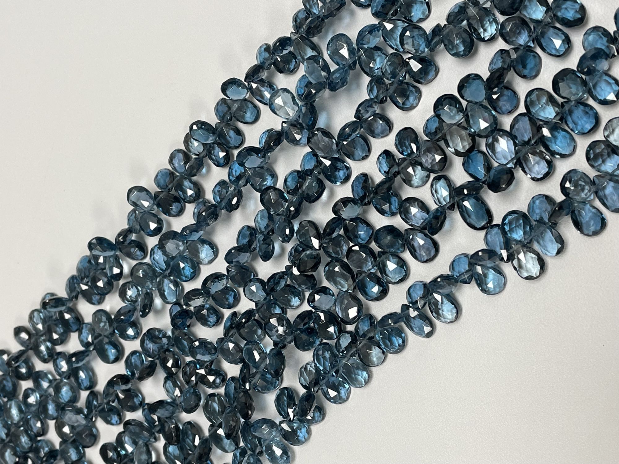 London Blue Topaz Pear Faceted