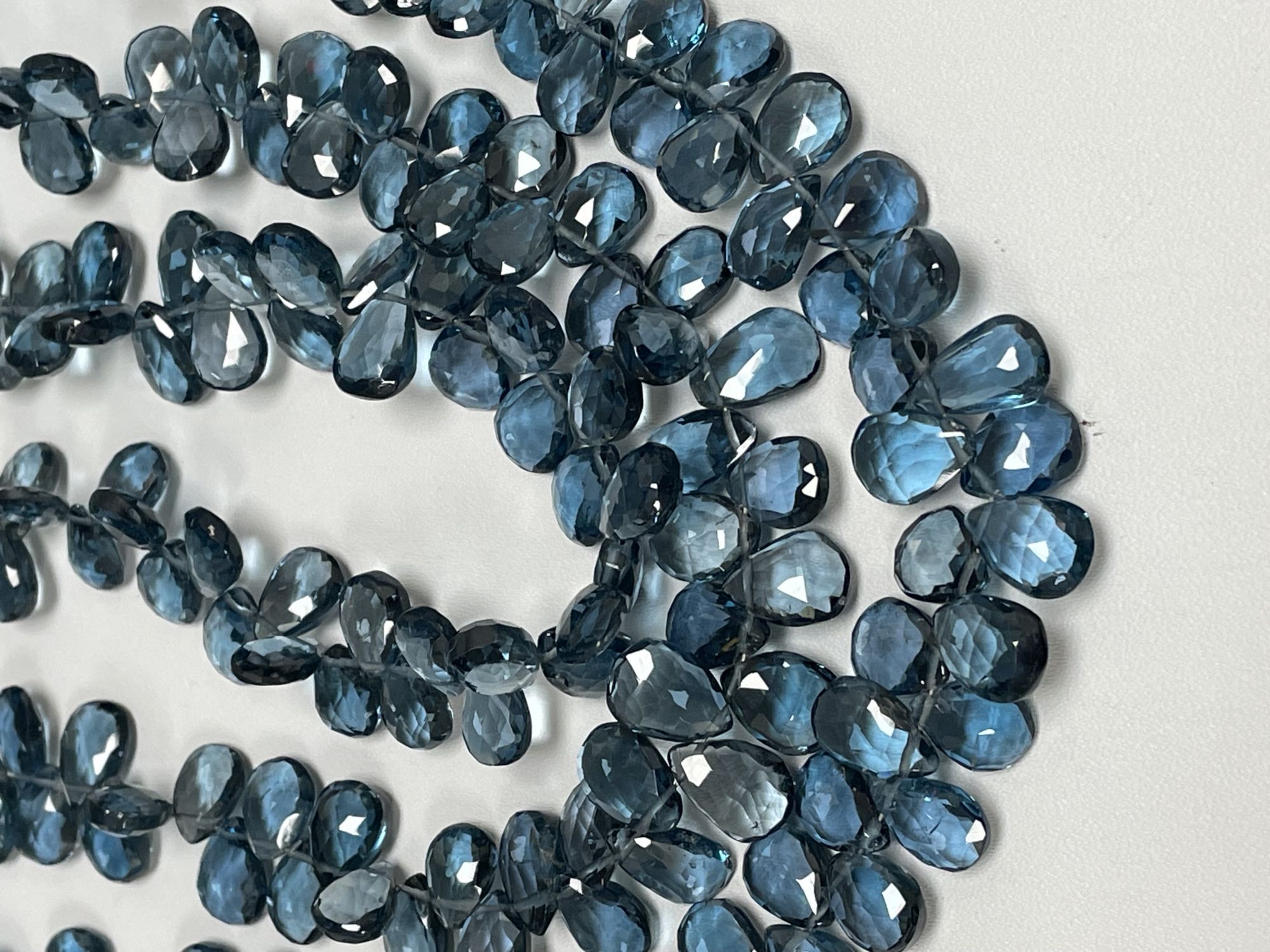 London Blue Topaz Pear Faceted