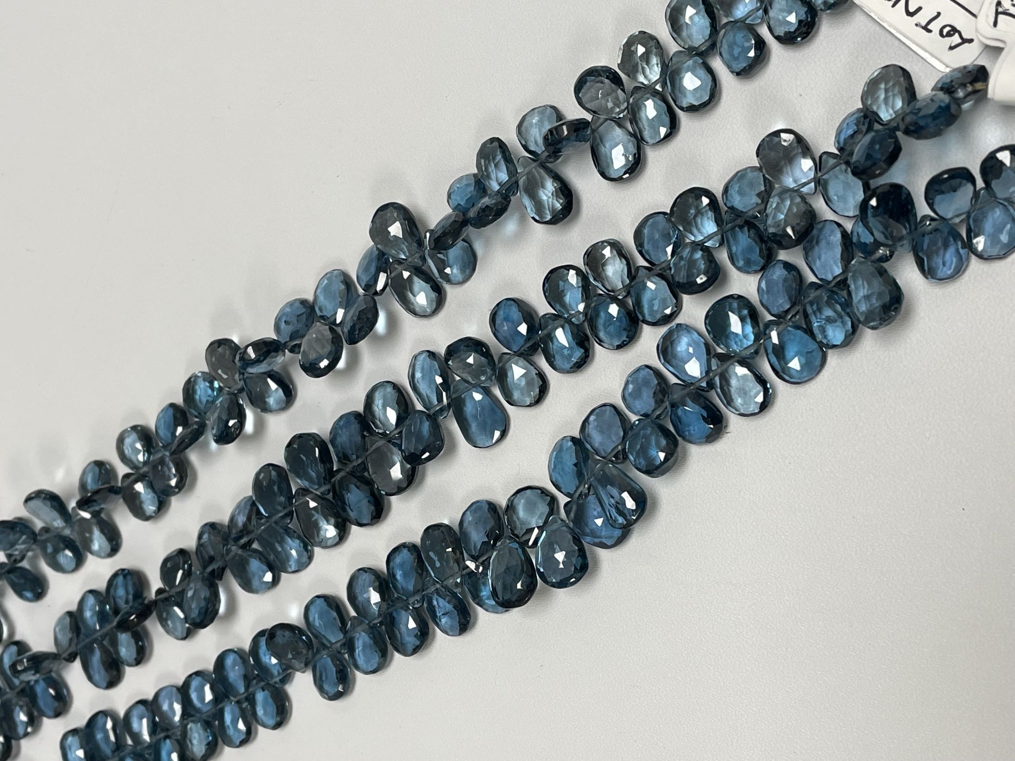 London Blue Topaz Pear Faceted