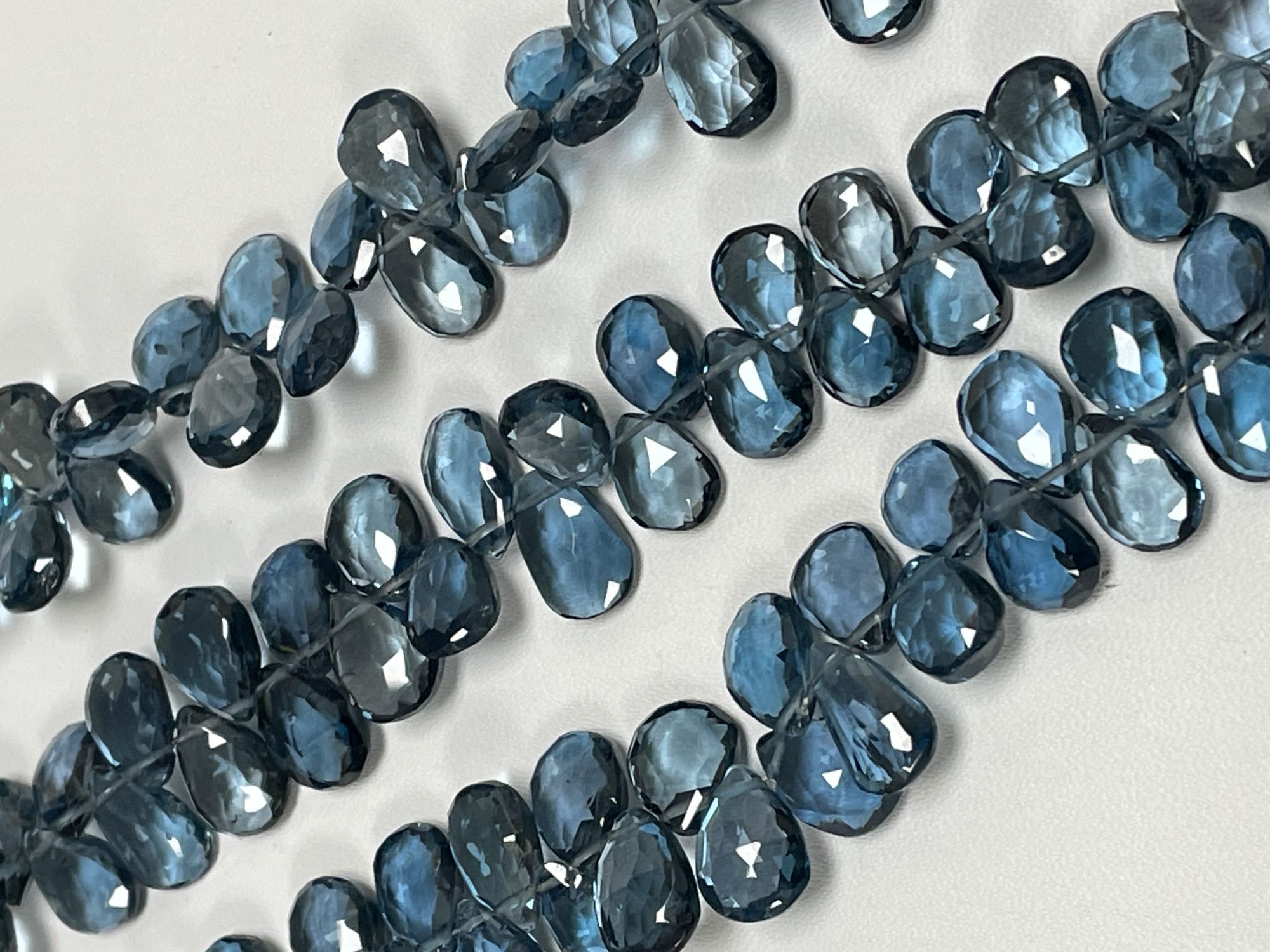 London Blue Topaz Pear Faceted