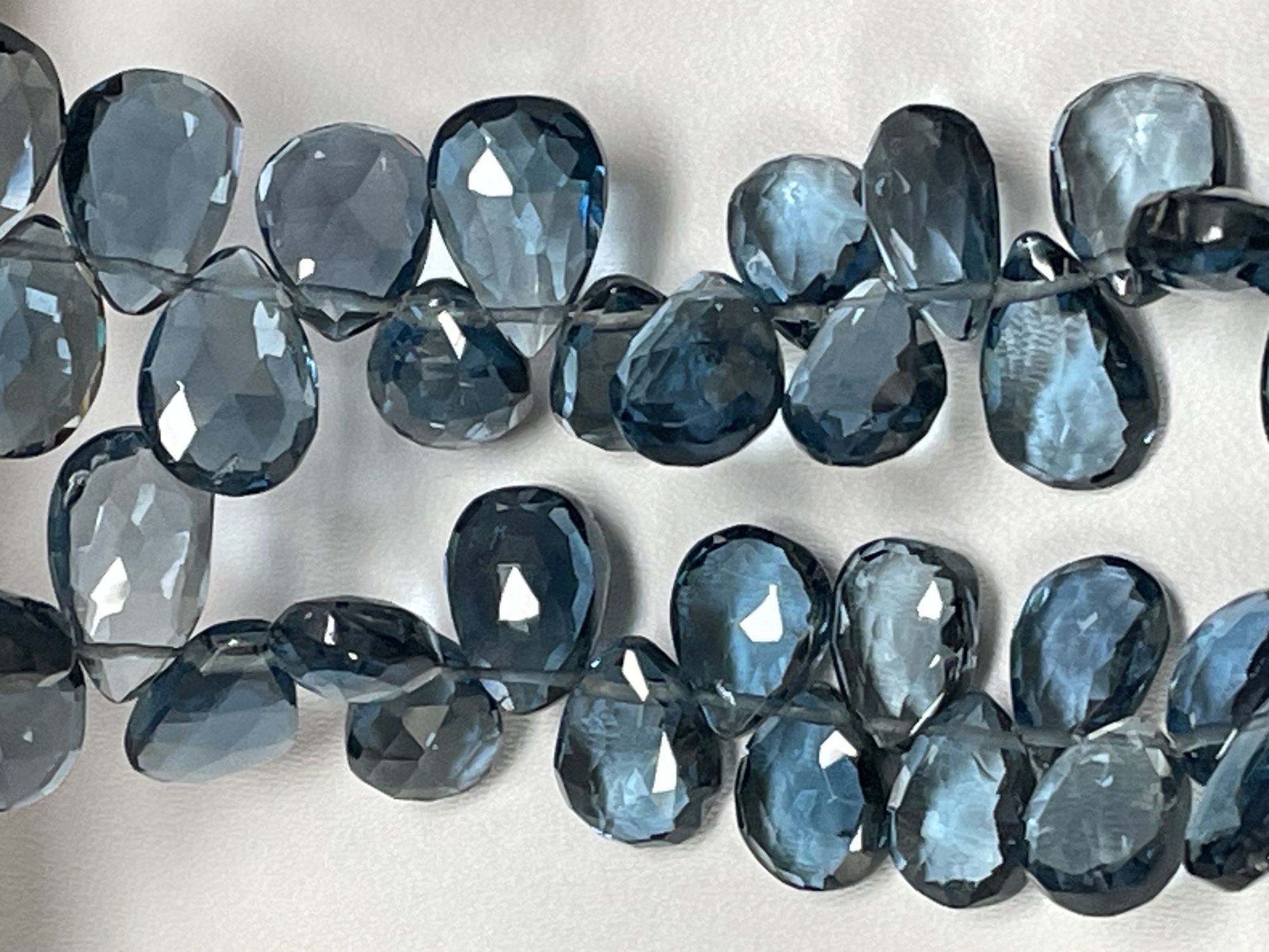 London Blue Topaz Pear Faceted
