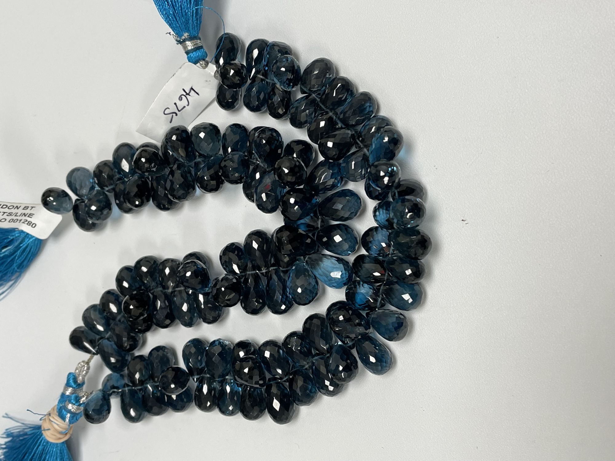 London Blue Topaz Drop Faceted