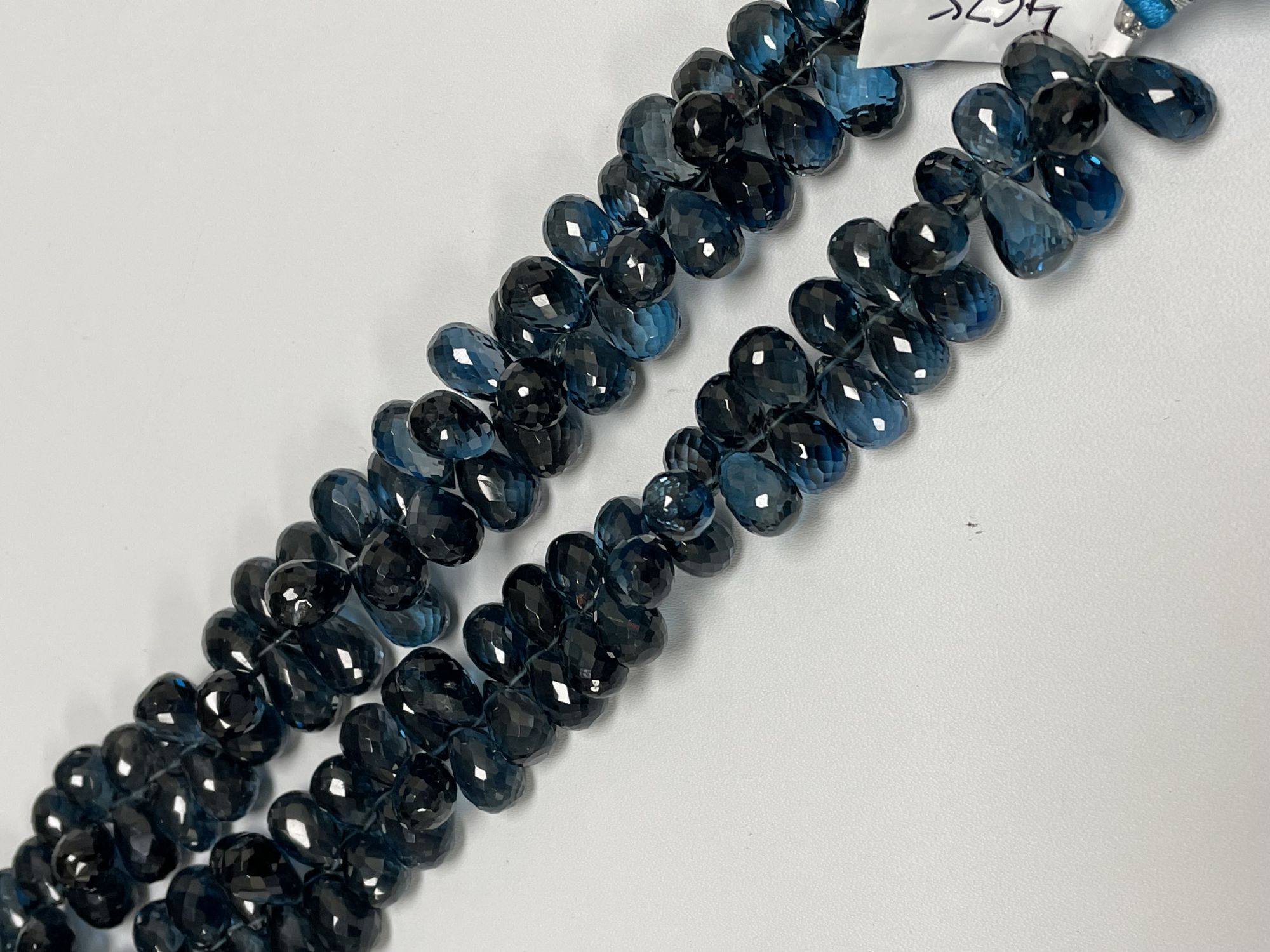 London Blue Topaz Drop Faceted