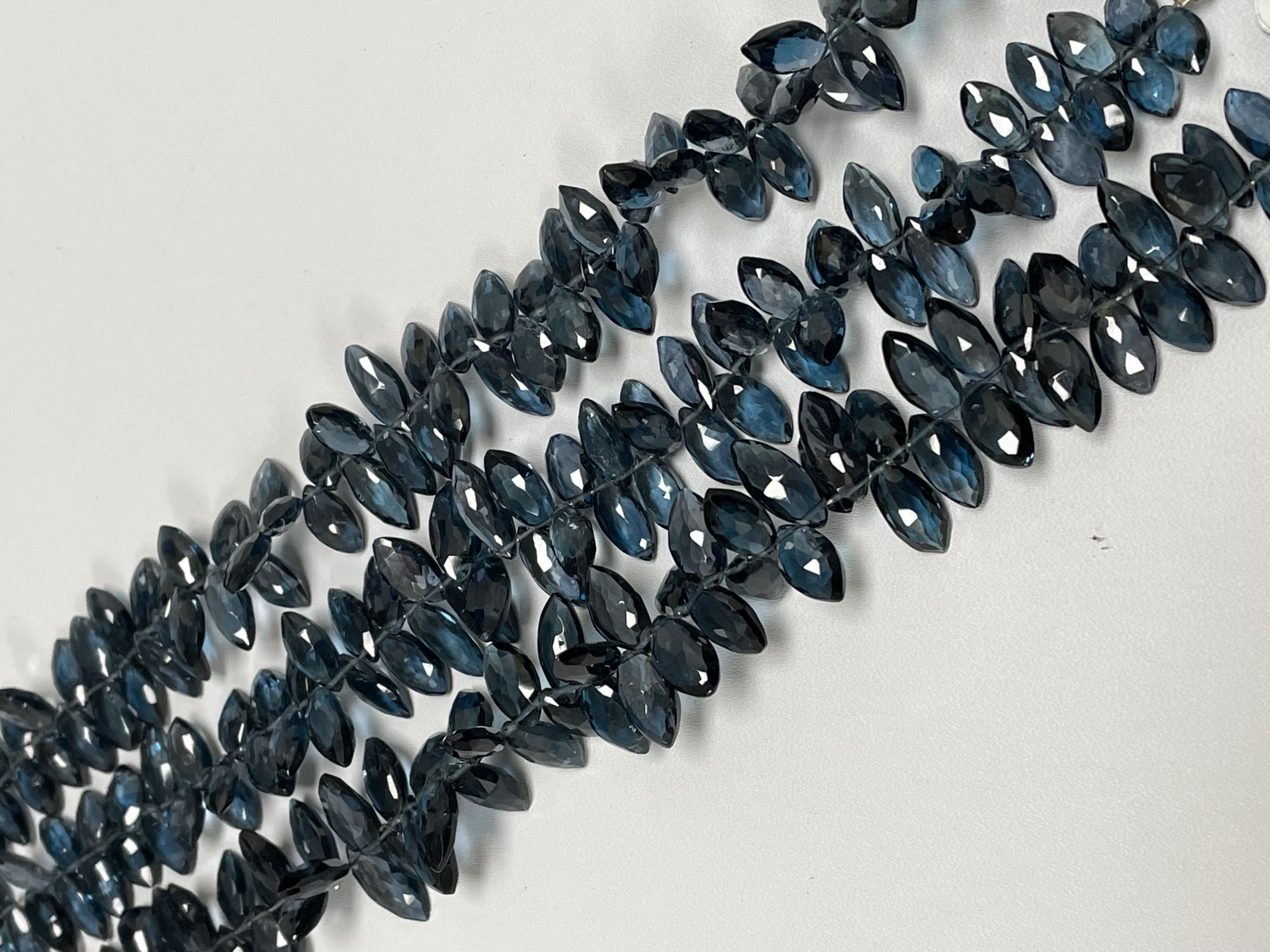 London Blue Topaz Marquise Faceted