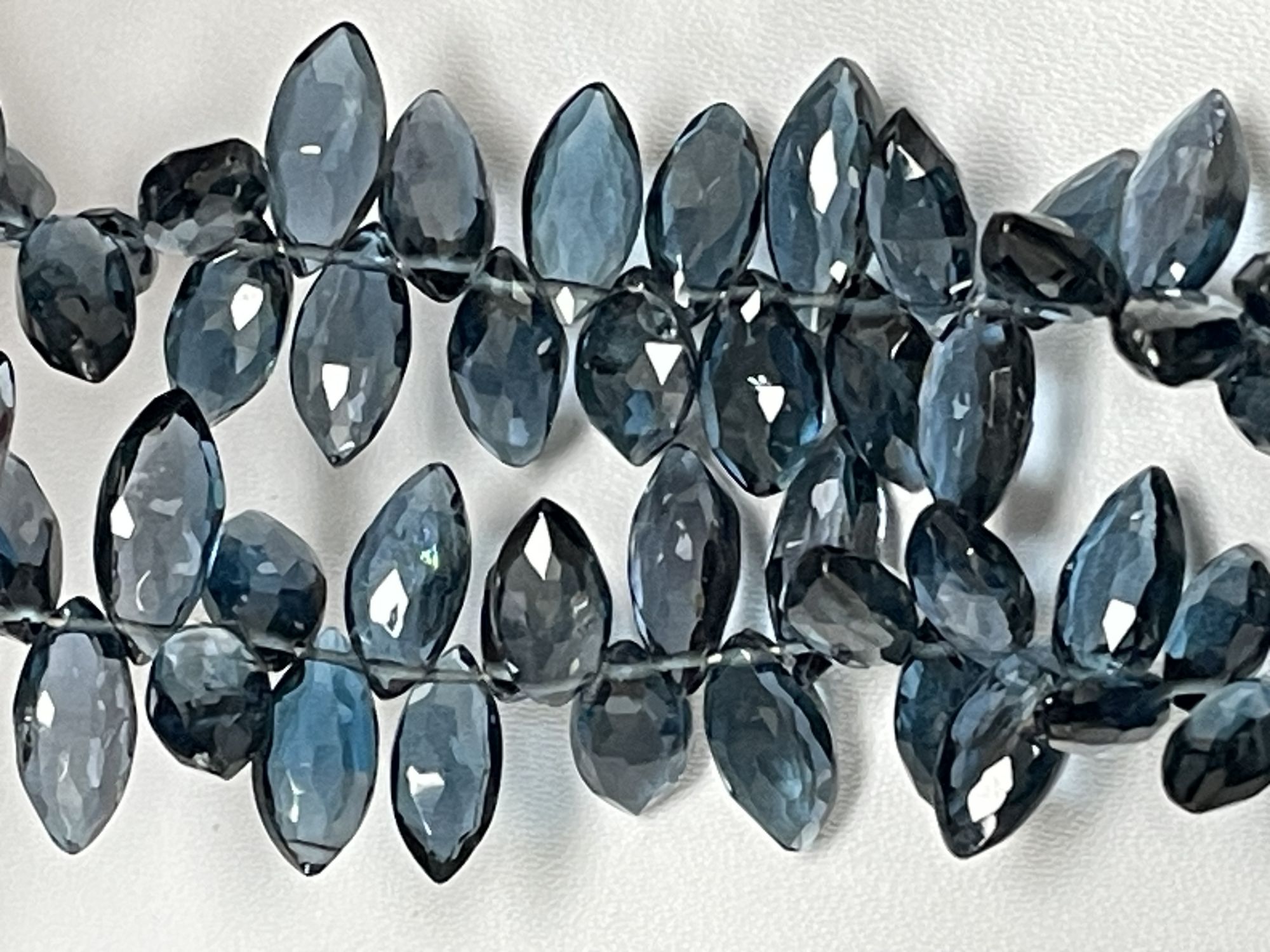 London Blue Topaz Marquise Faceted