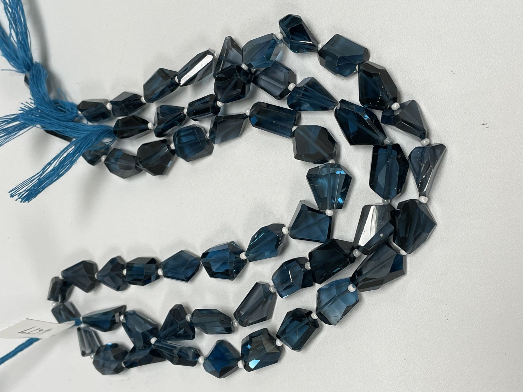 London Blue Topaz Nugget Faceted