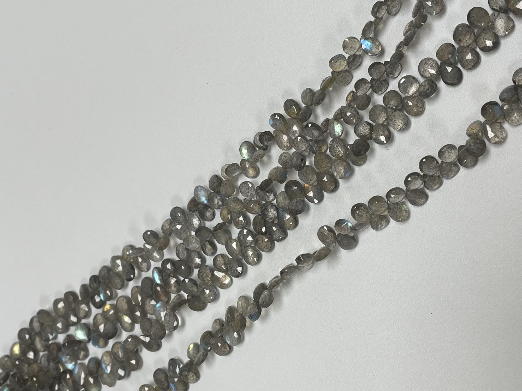 Labradorite Pear Faceted