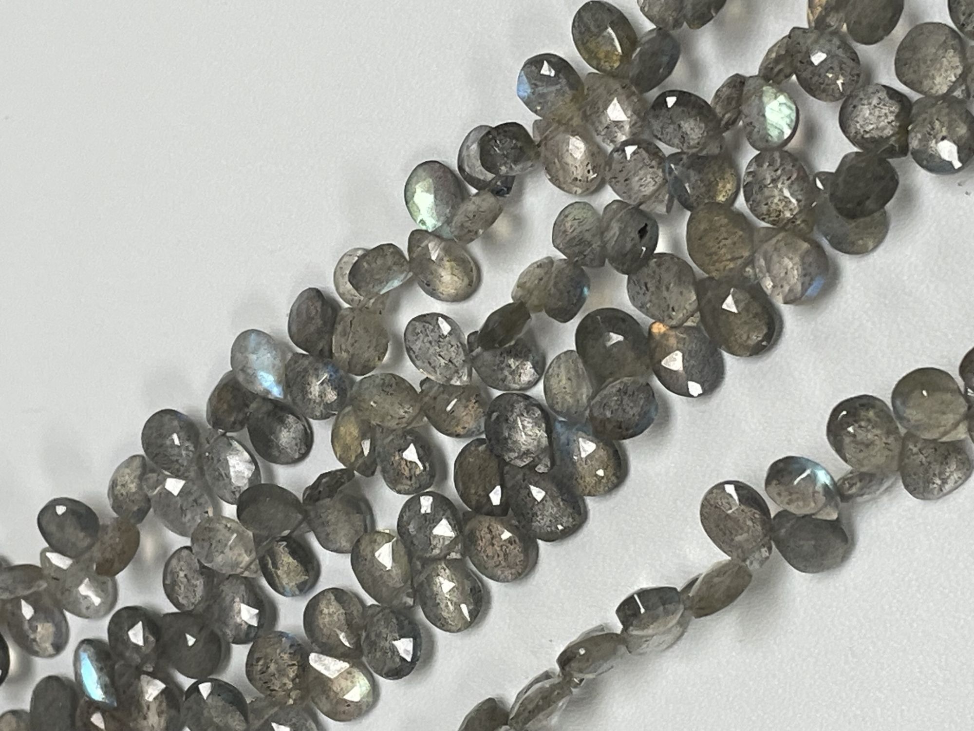 Labradorite Pear Faceted