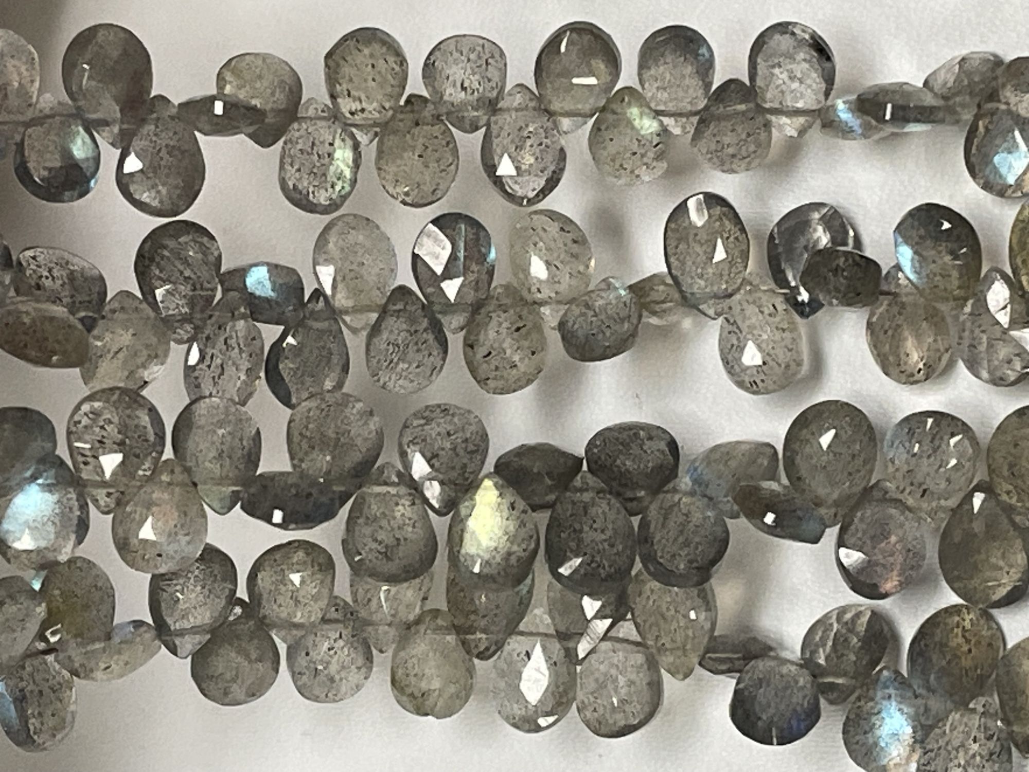 Labradorite Pear Faceted