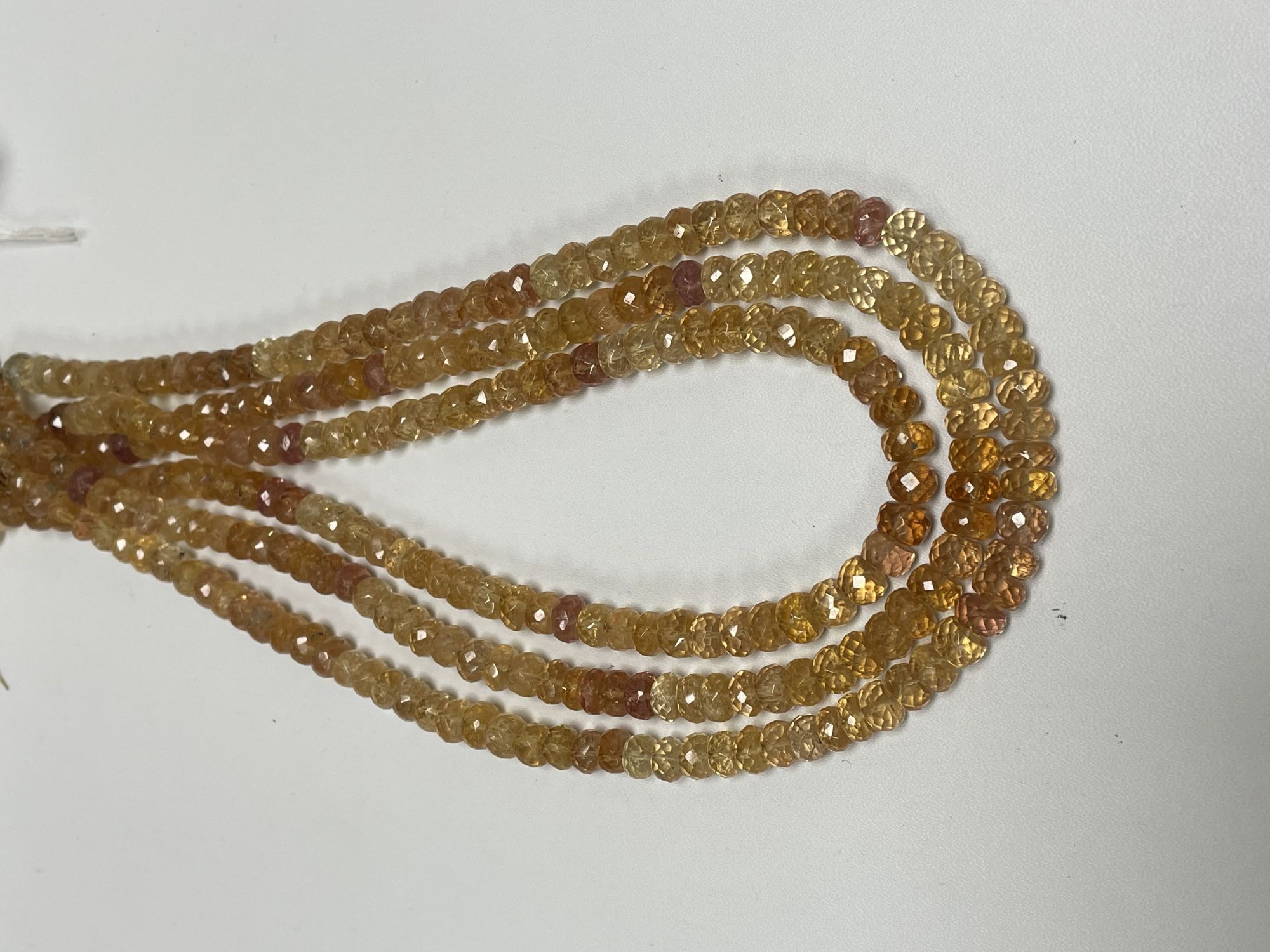 Imperial Topaz Rondelle Faceted