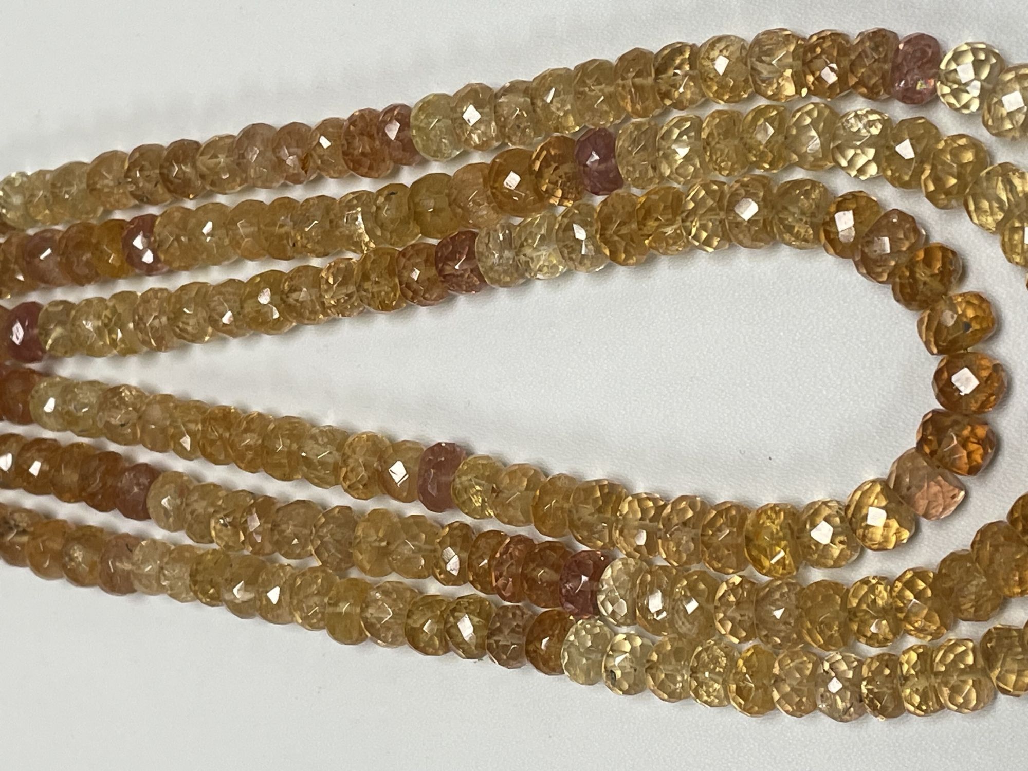 Imperial Topaz Rondelle Faceted