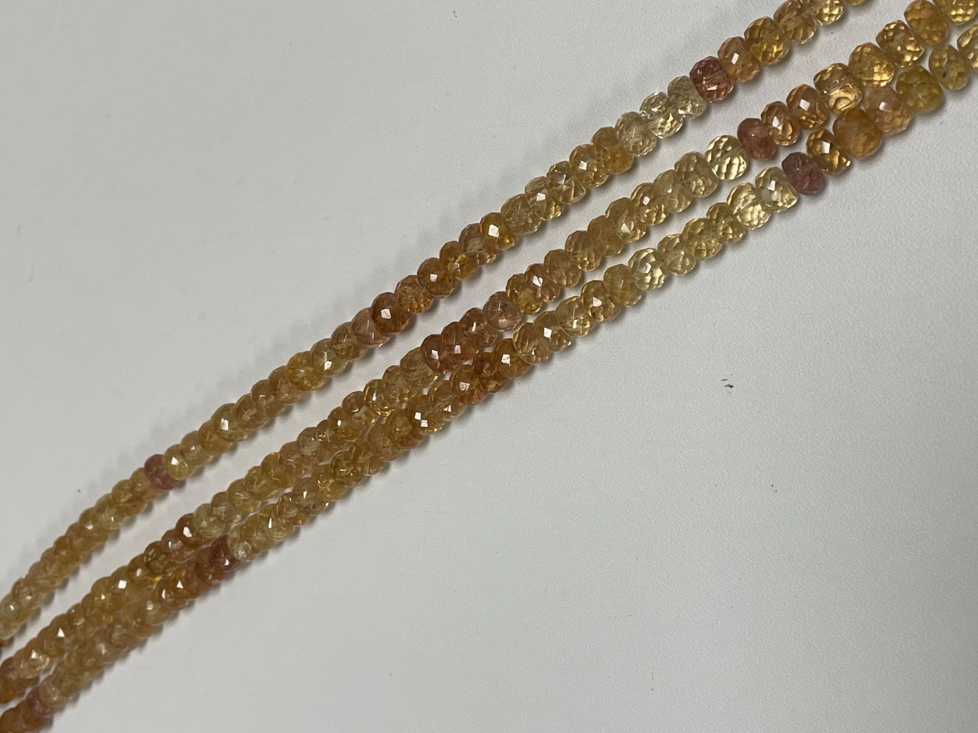 Imperial Topaz Rondelle Faceted