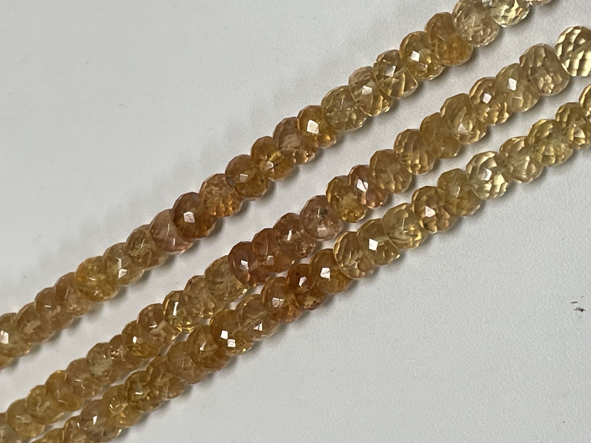 Imperial Topaz Rondelle Faceted