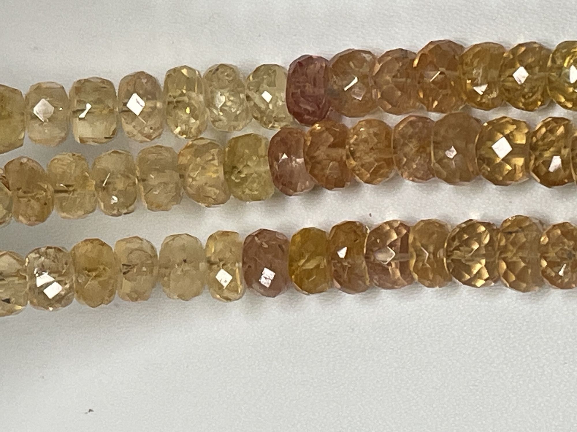 Imperial Topaz Rondelle Faceted