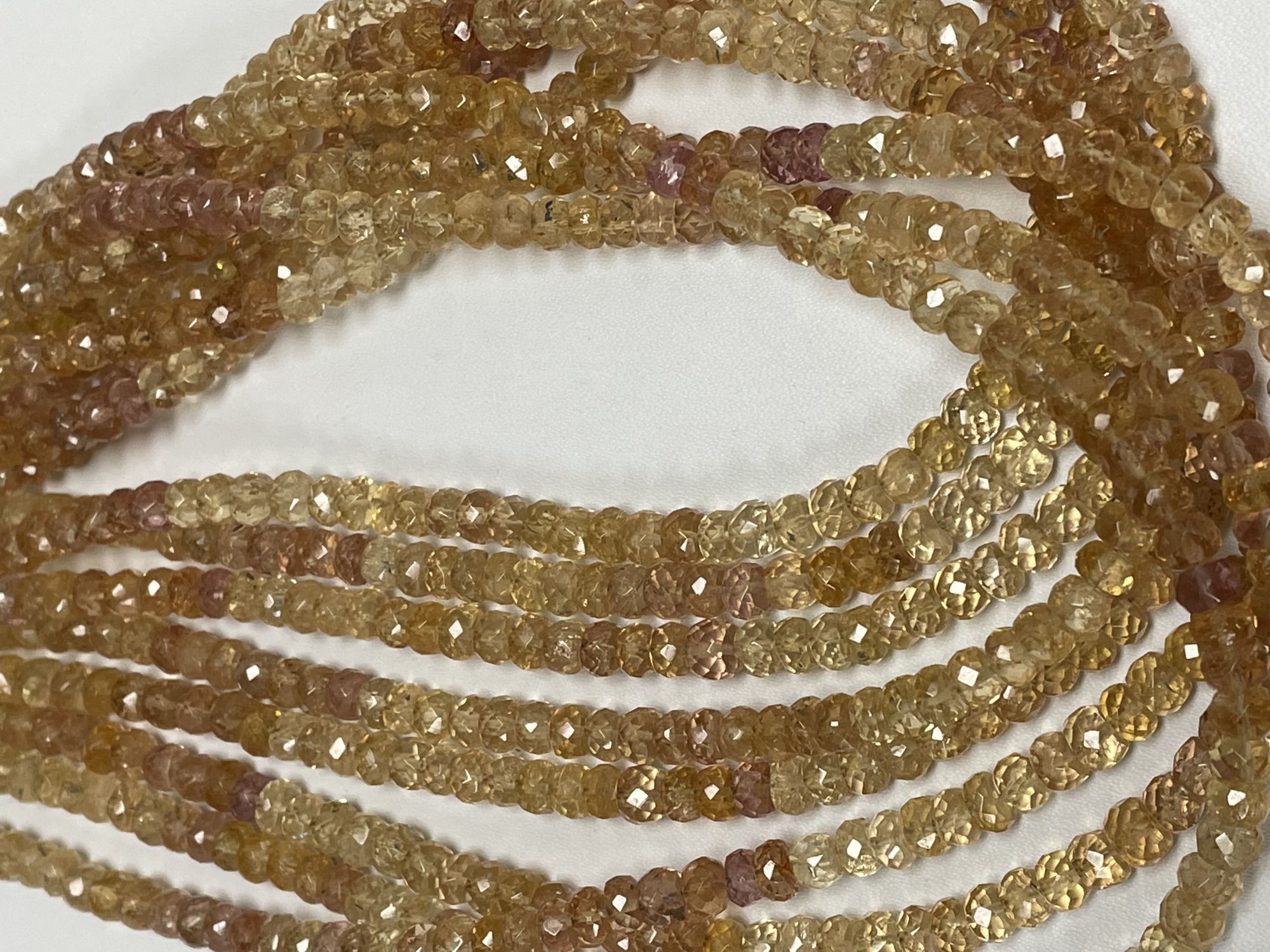 Imperial Topaz Rondelle Faceted