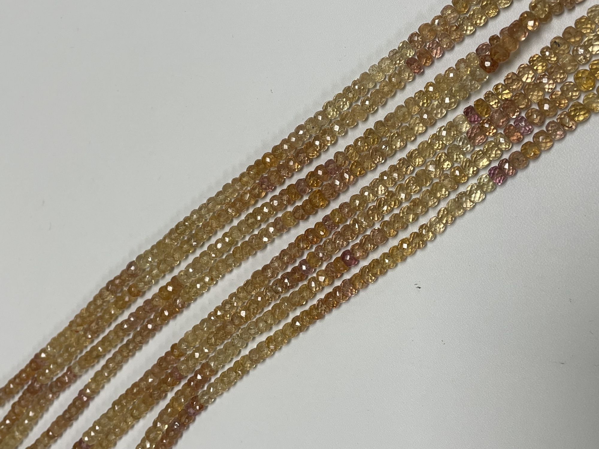 Imperial Topaz Rondelle Faceted