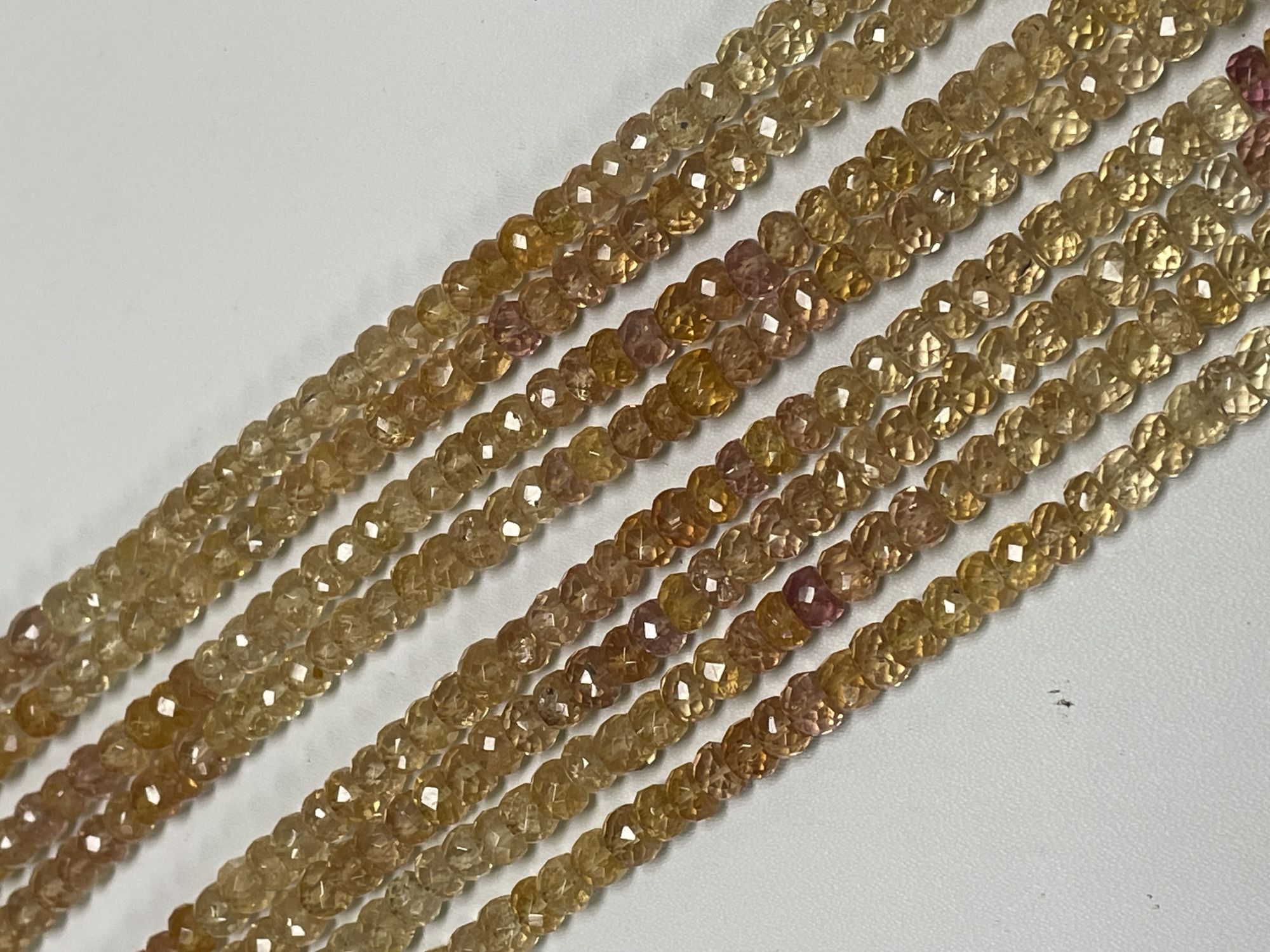 Imperial Topaz Rondelle Faceted