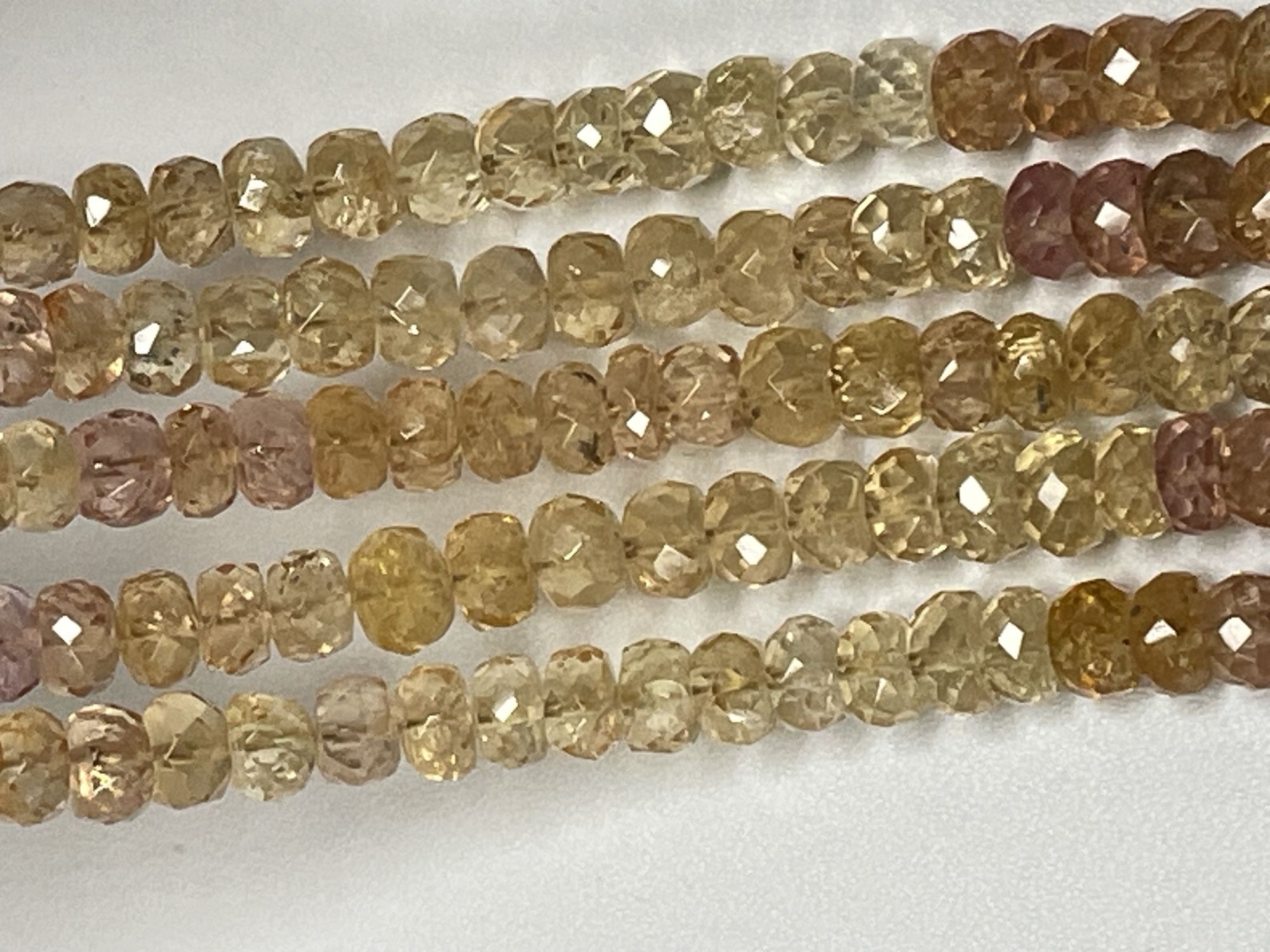 Imperial Topaz Rondelle Faceted