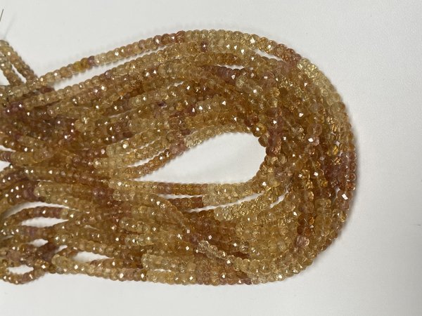 Imperial Topaz Rondelle Faceted