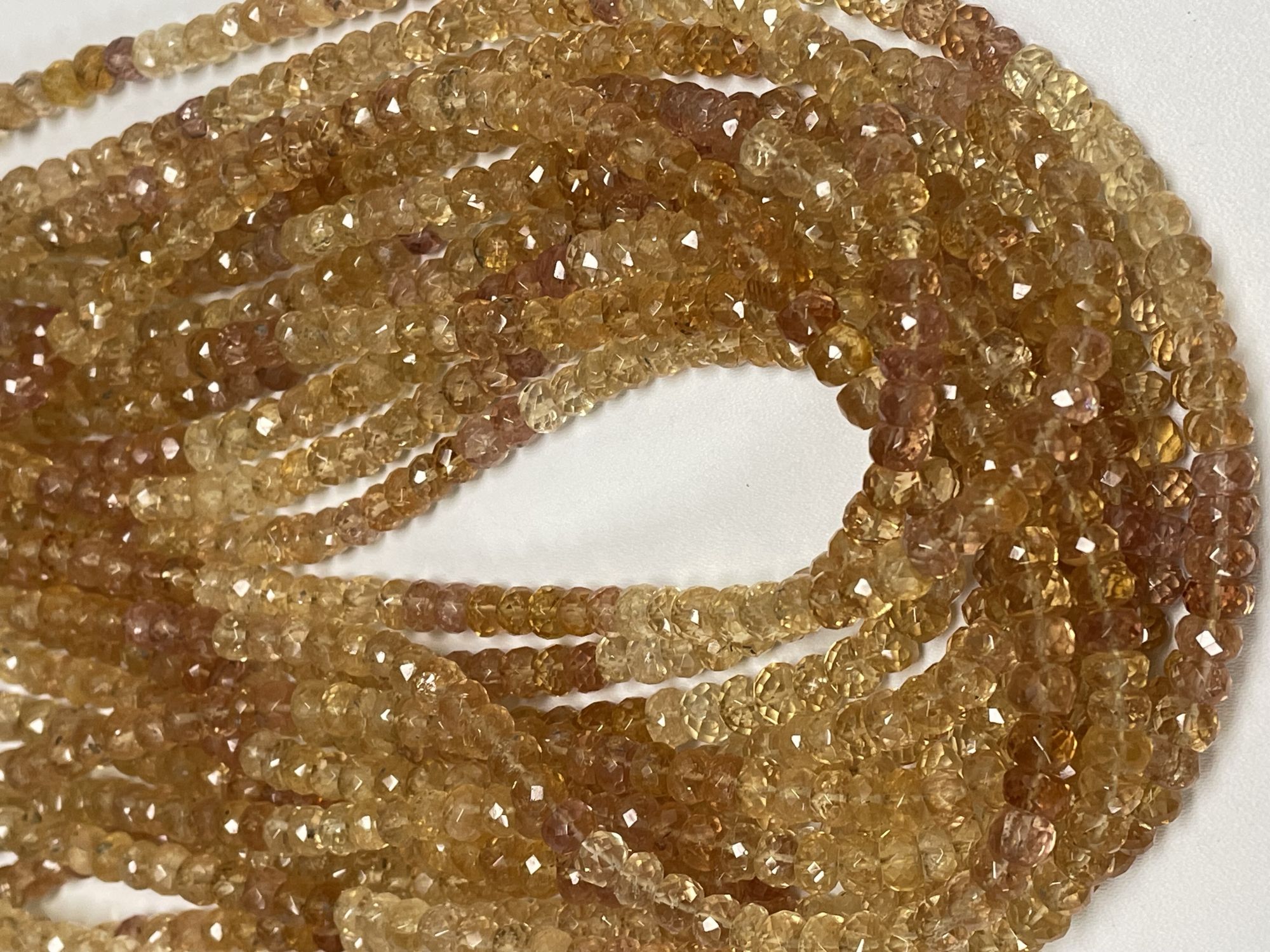 Imperial Topaz Rondelle Faceted