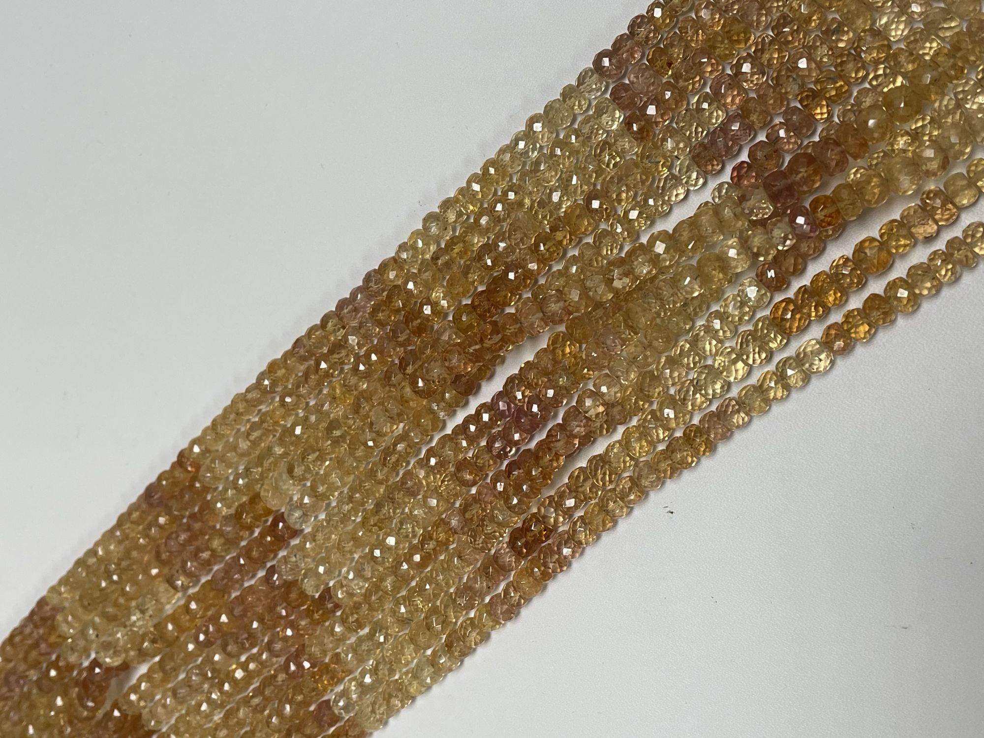Imperial Topaz Rondelle Faceted