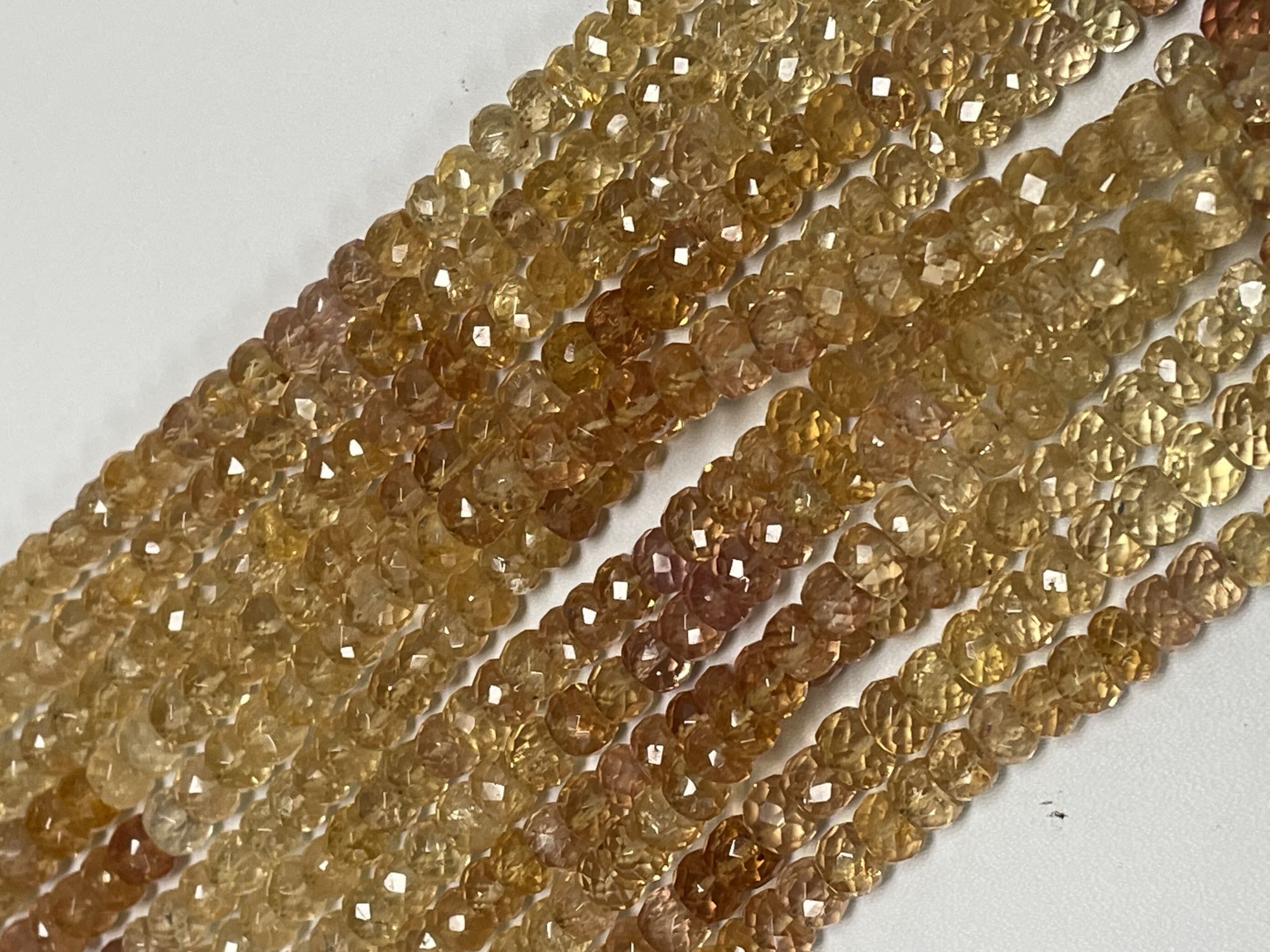 Imperial Topaz Rondelle Faceted