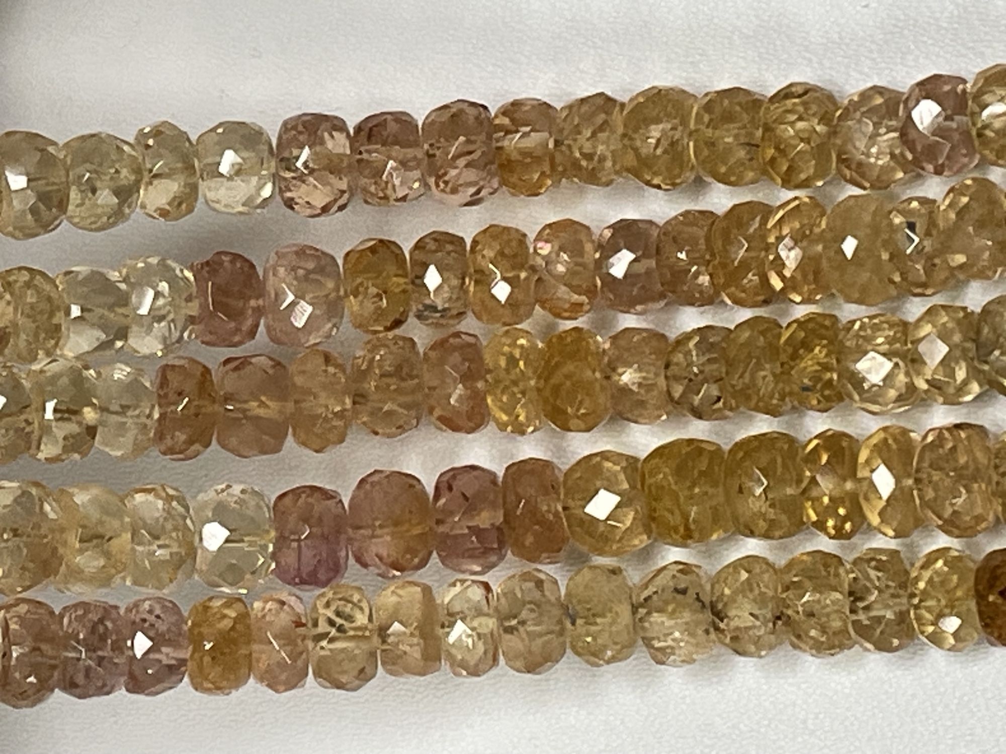 Imperial Topaz Rondelle Faceted