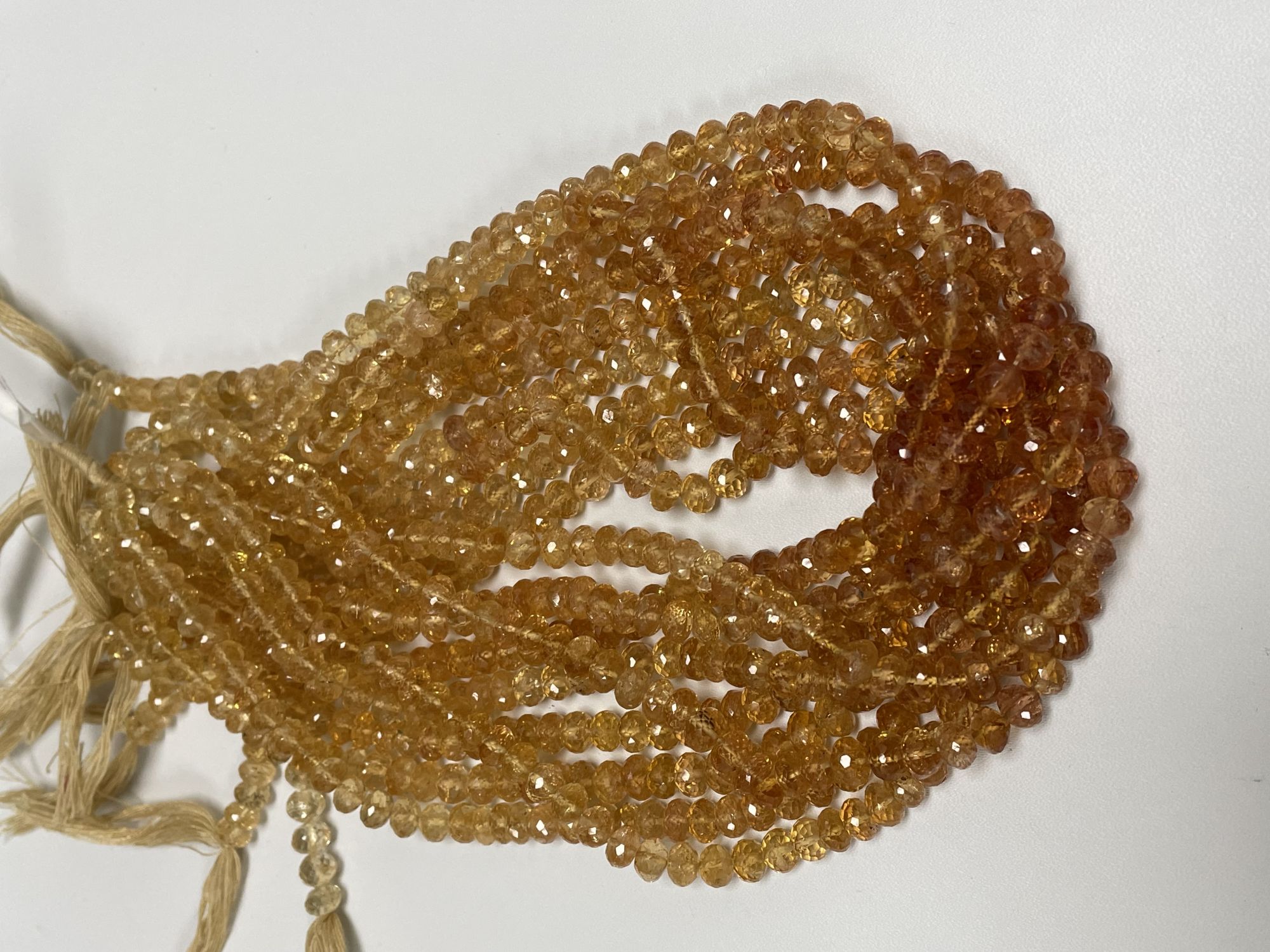 Imperial Topaz Rondelle Faceted