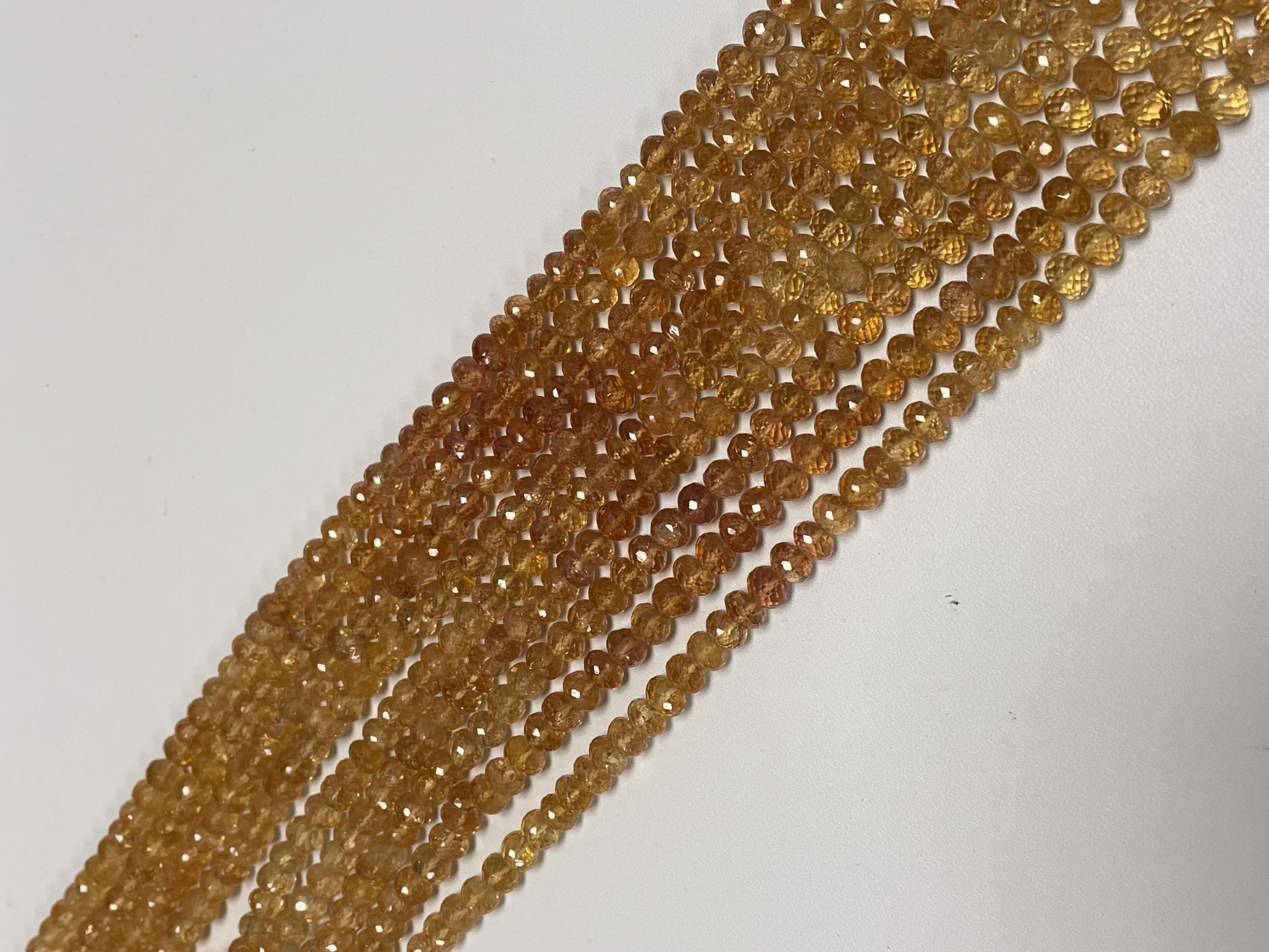 Imperial Topaz Rondelle Faceted
